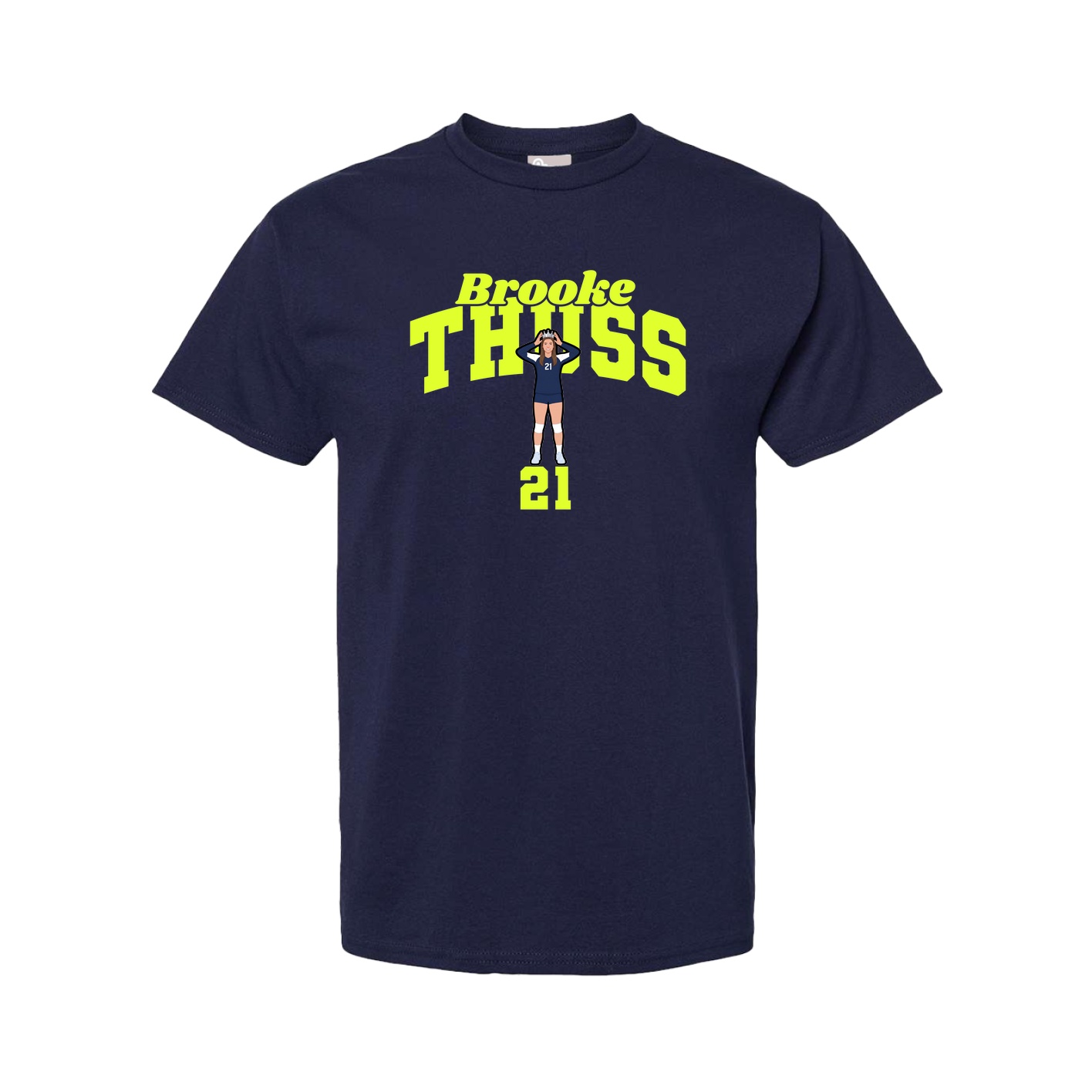 Tee — Signature Arch in Navy