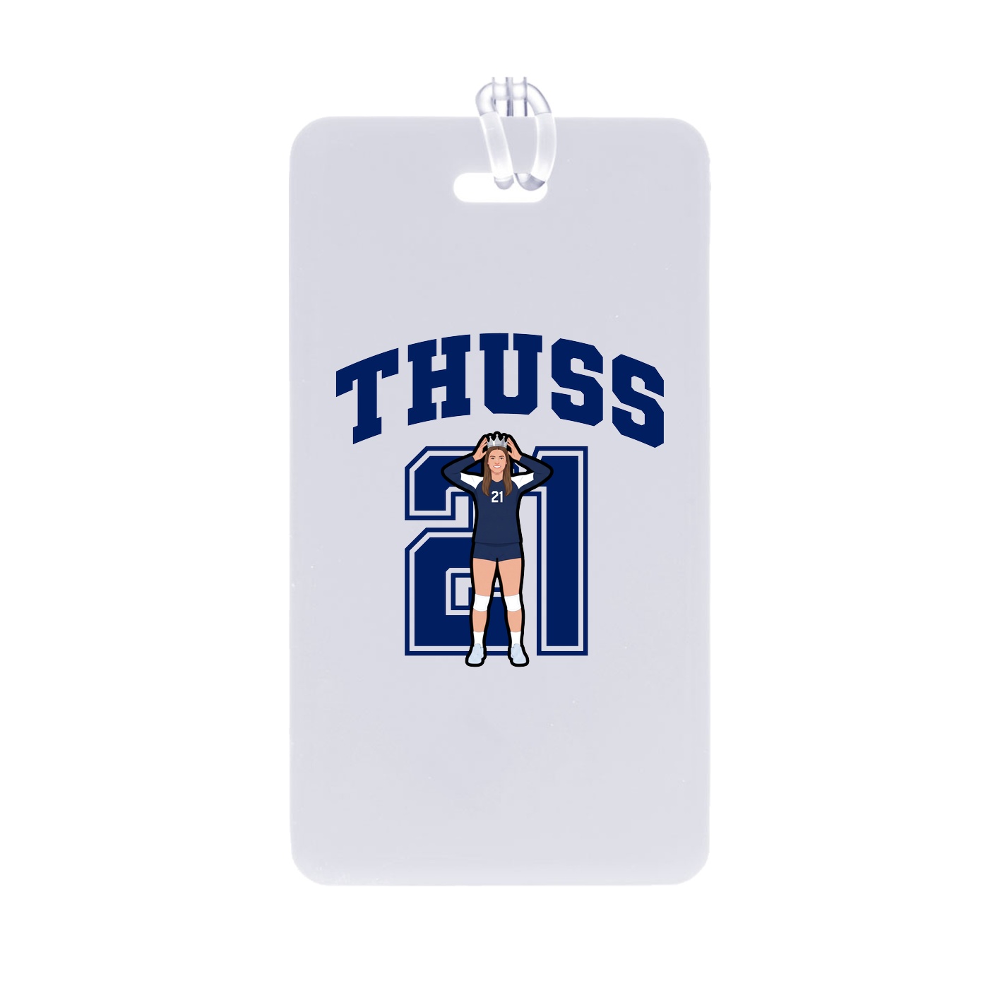 Bag Tag — Number in Classic
