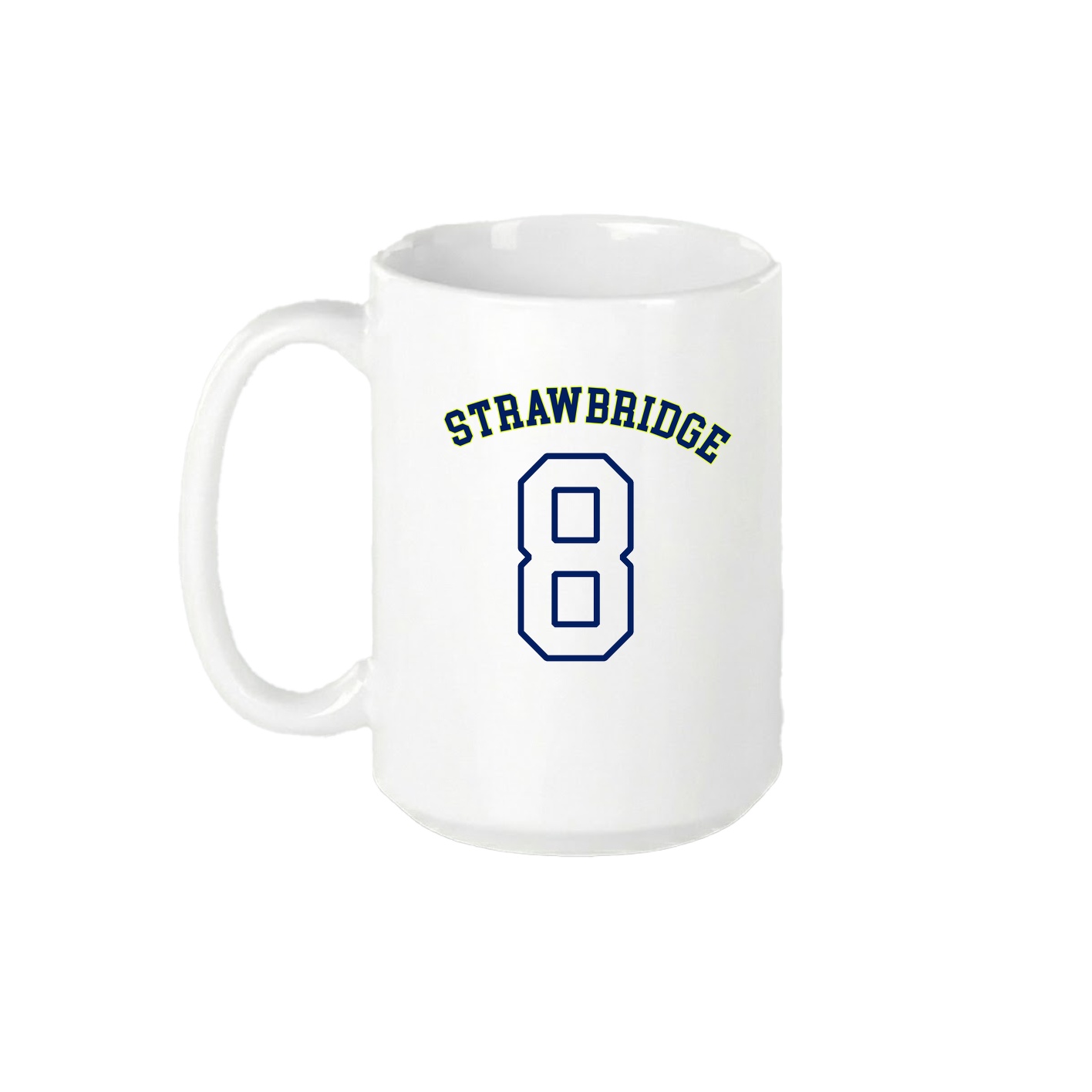15oz Coffee Mug — Shirsey Arch in White