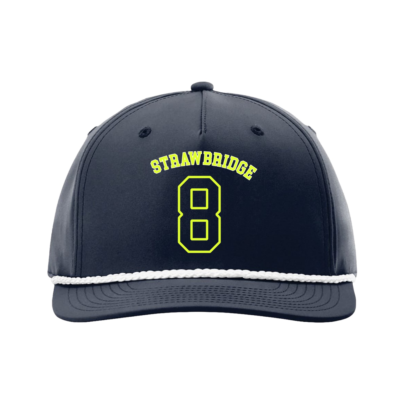 Five-Panel Classic Rope Cap — Shirsey Arch in Navy