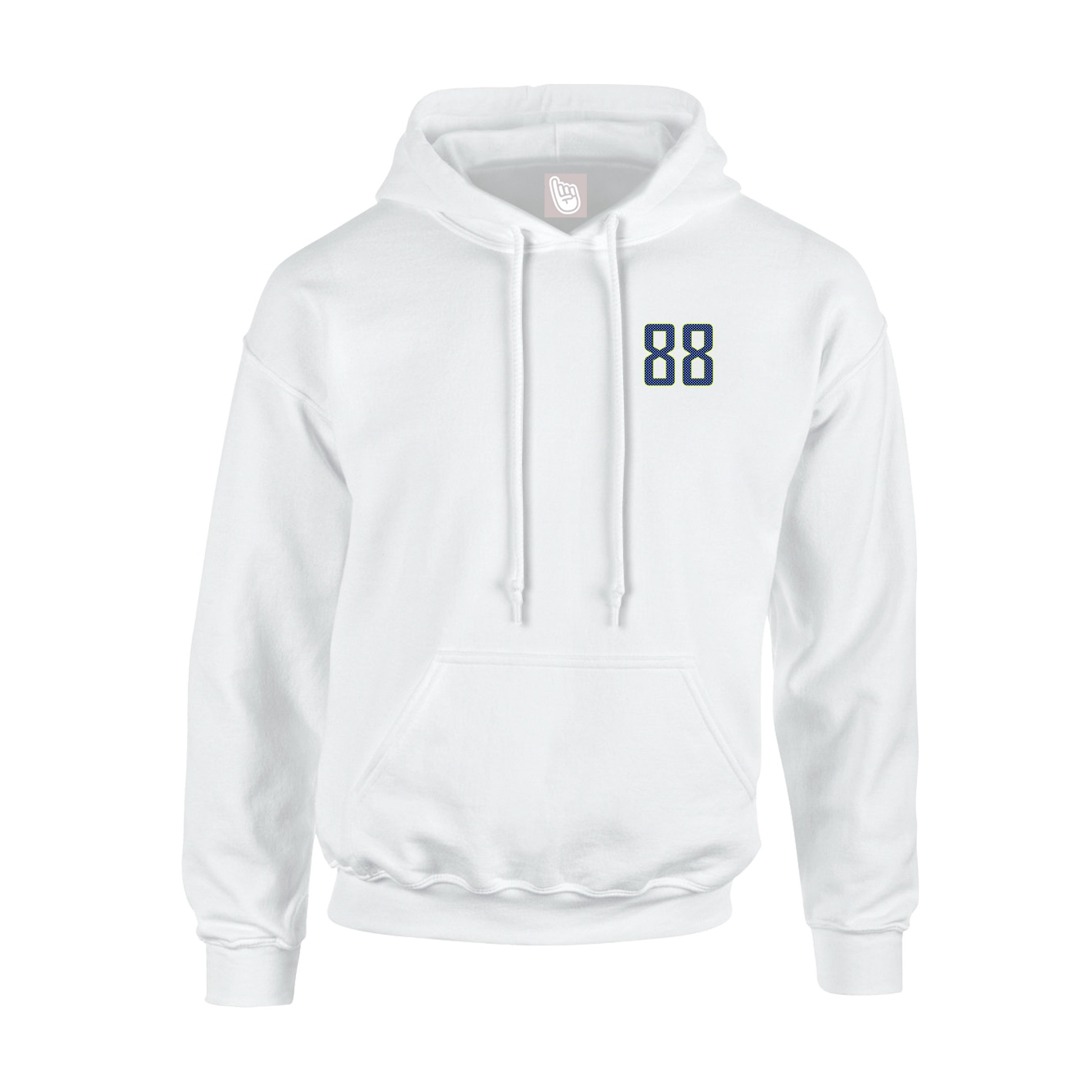 Youth Hoodie — Front Shirsy in White
