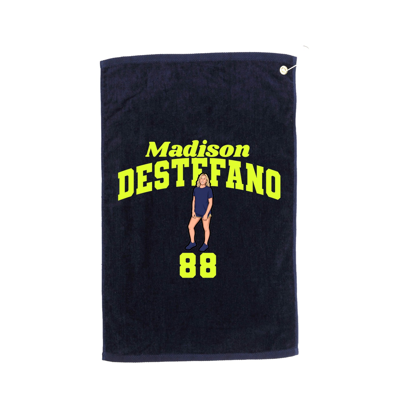 Golf Towel — Signature Arch in Navy