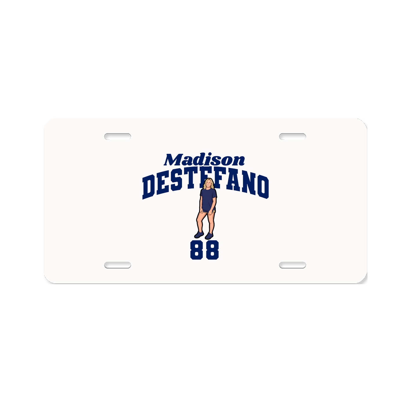 License Plate — Signature Arch in Classic