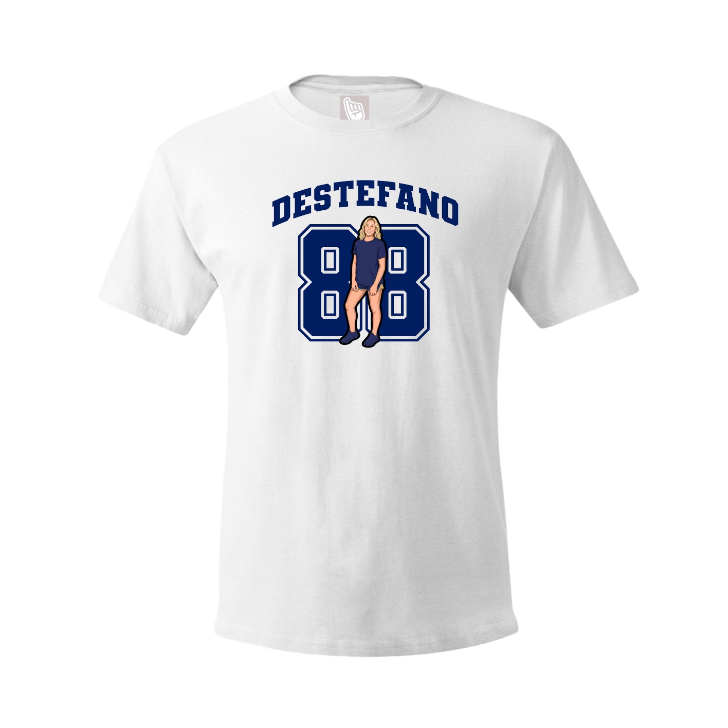 Tee — Number in White