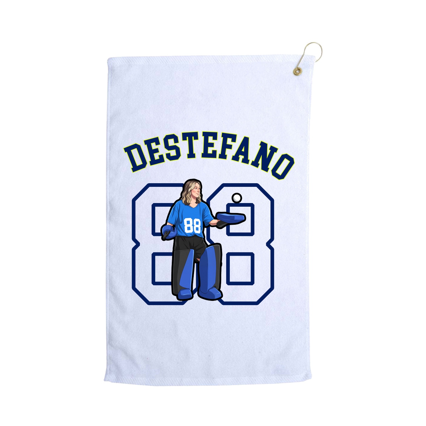 Golf Towel — Shirsey Arch in White