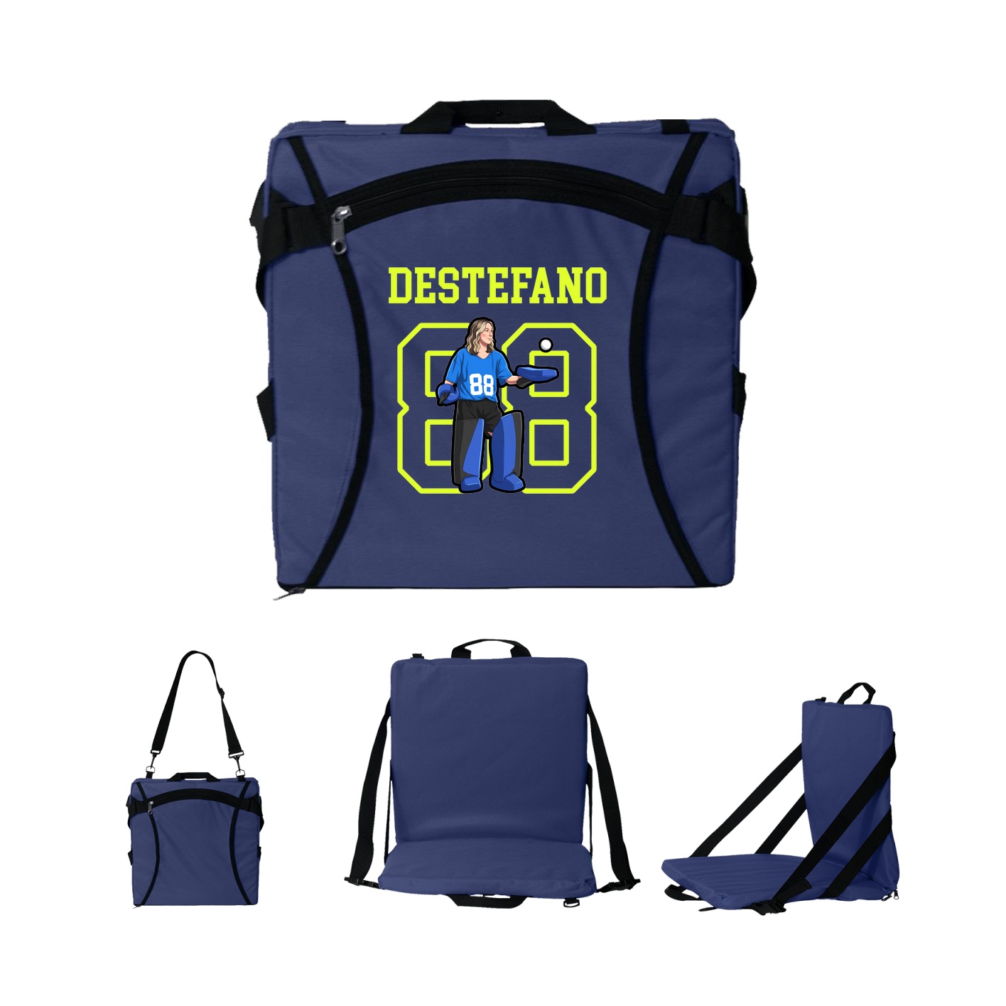 Folding Stadium Seat — Shirsey in Navy