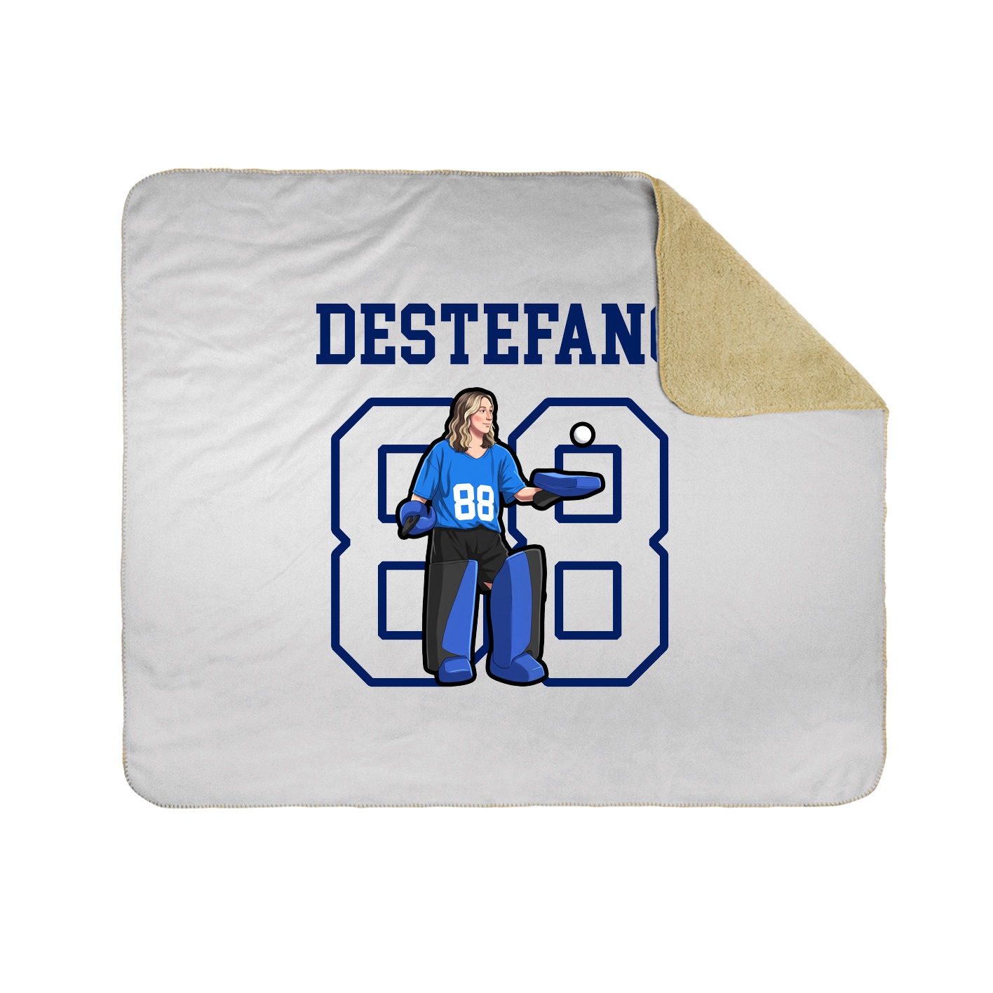 Throw Blanket — Shirsey in White