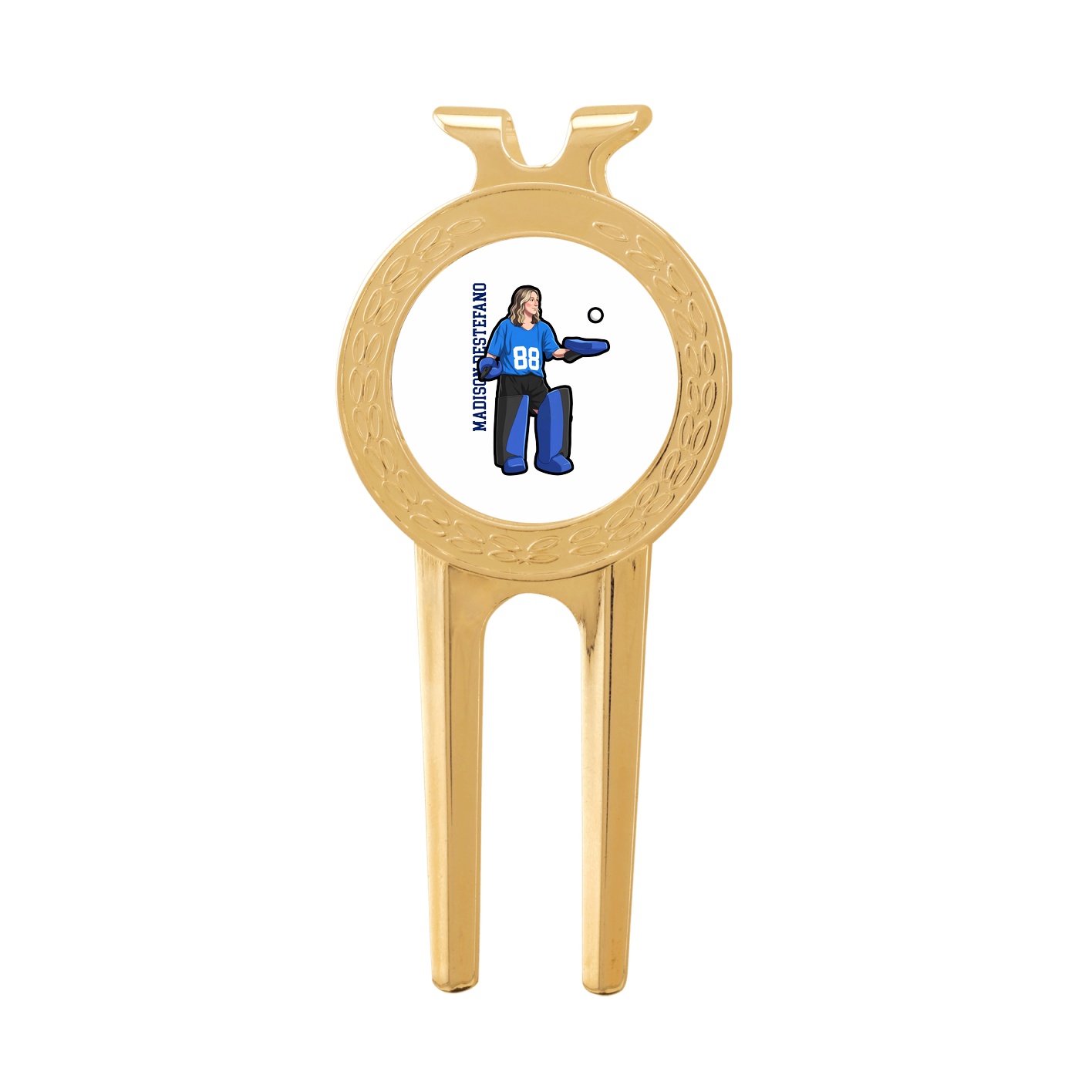 Divot Tool with Ball Marker — Name Vertical in Classic