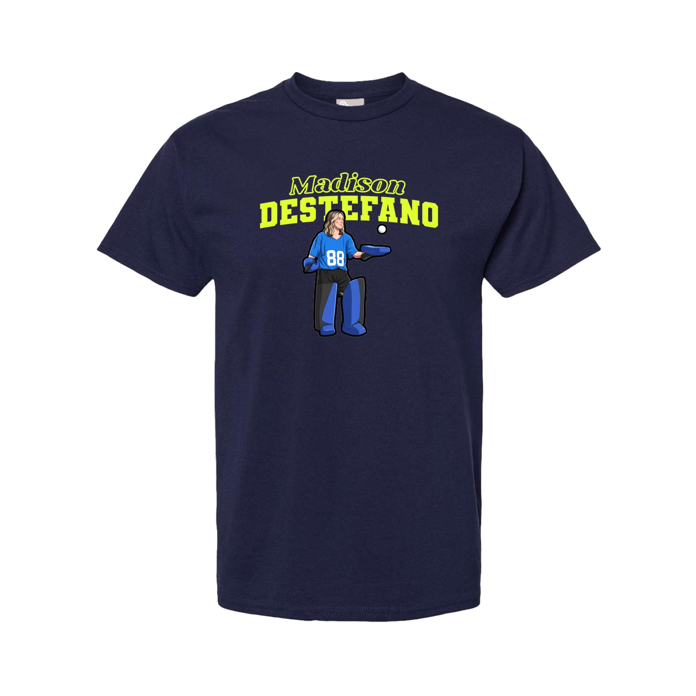 Youth Tee — Name Arch in Navy