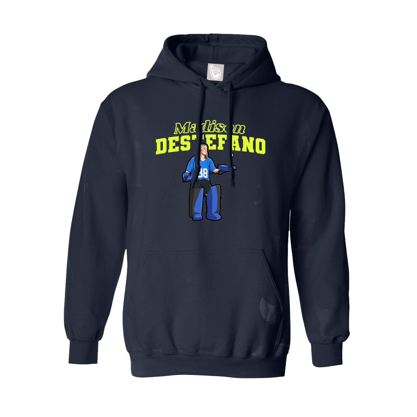 Hoodie — Name Arch in Navy