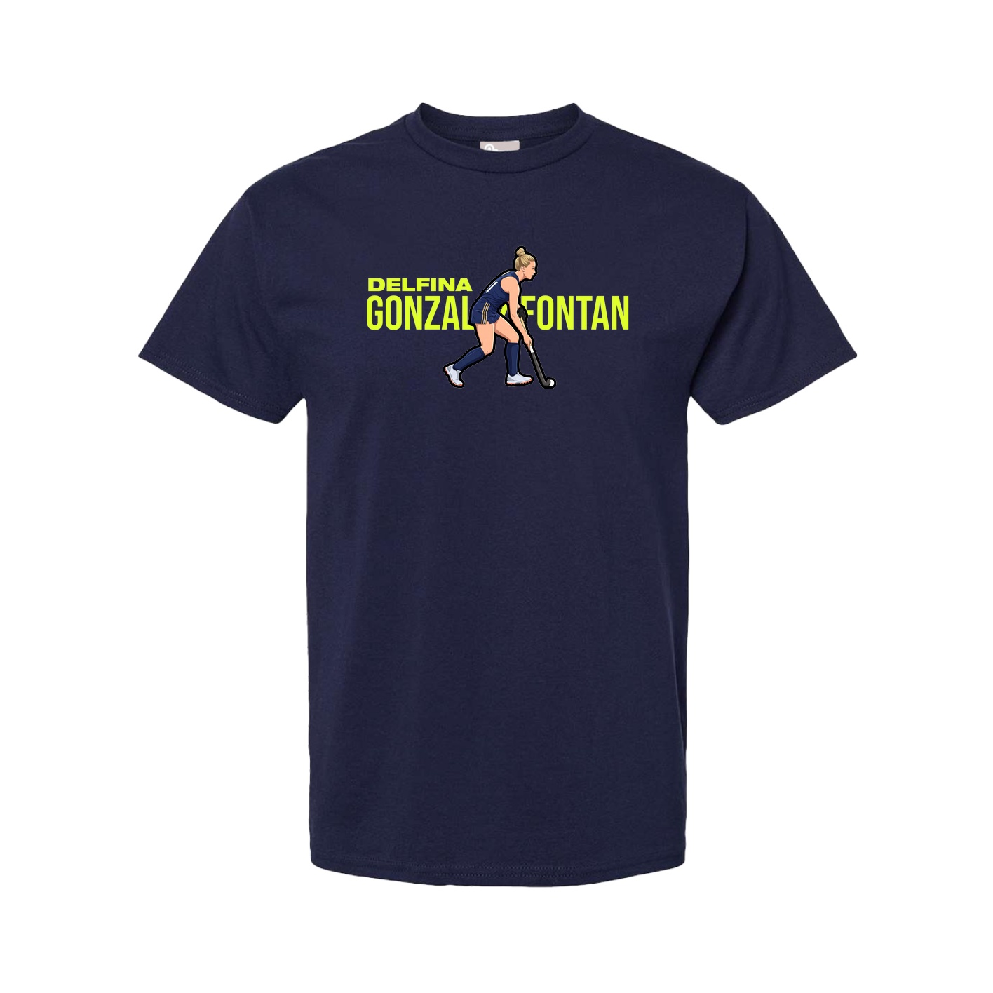 Tee — Player Name in Navy