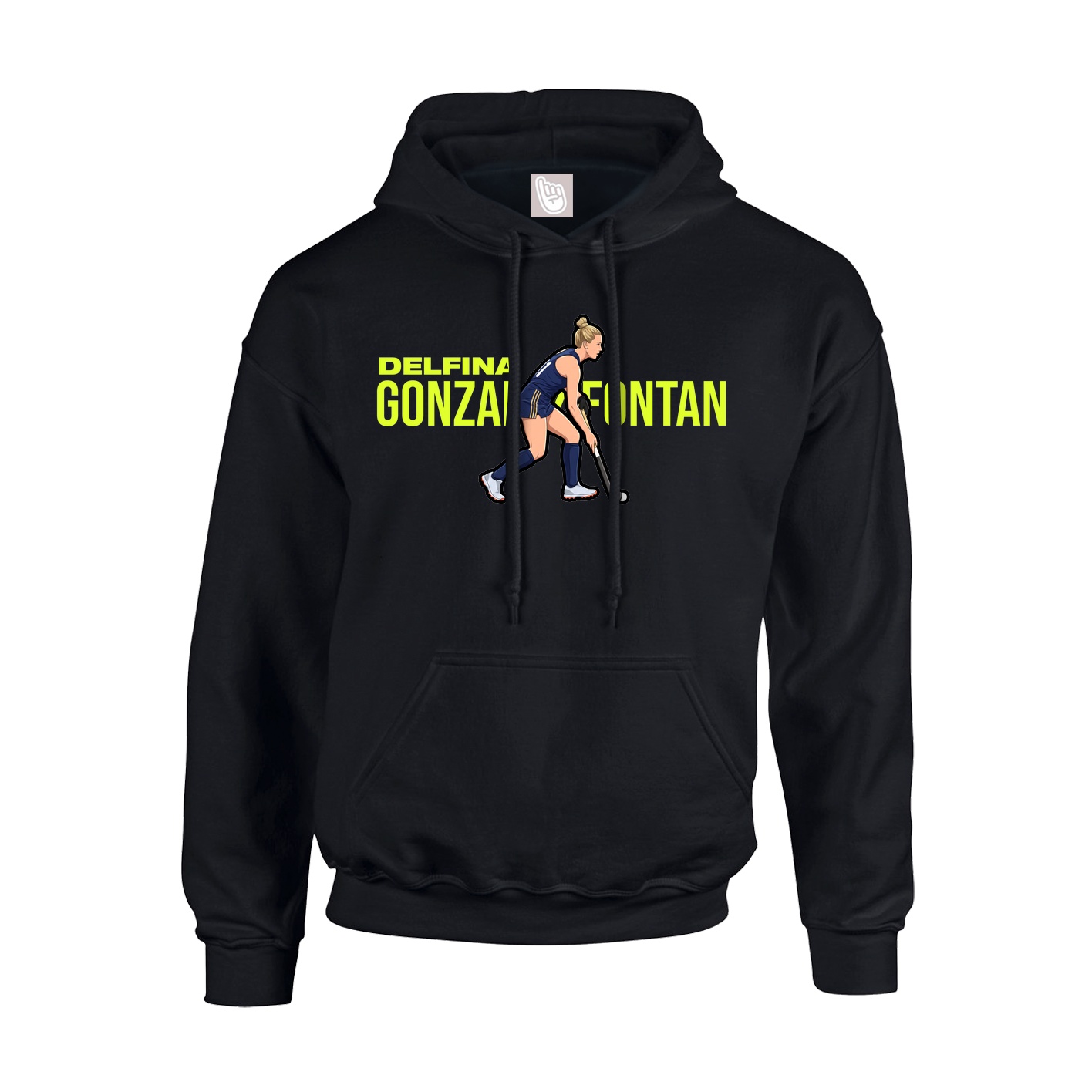 Youth Hoodie — Player Name in Black