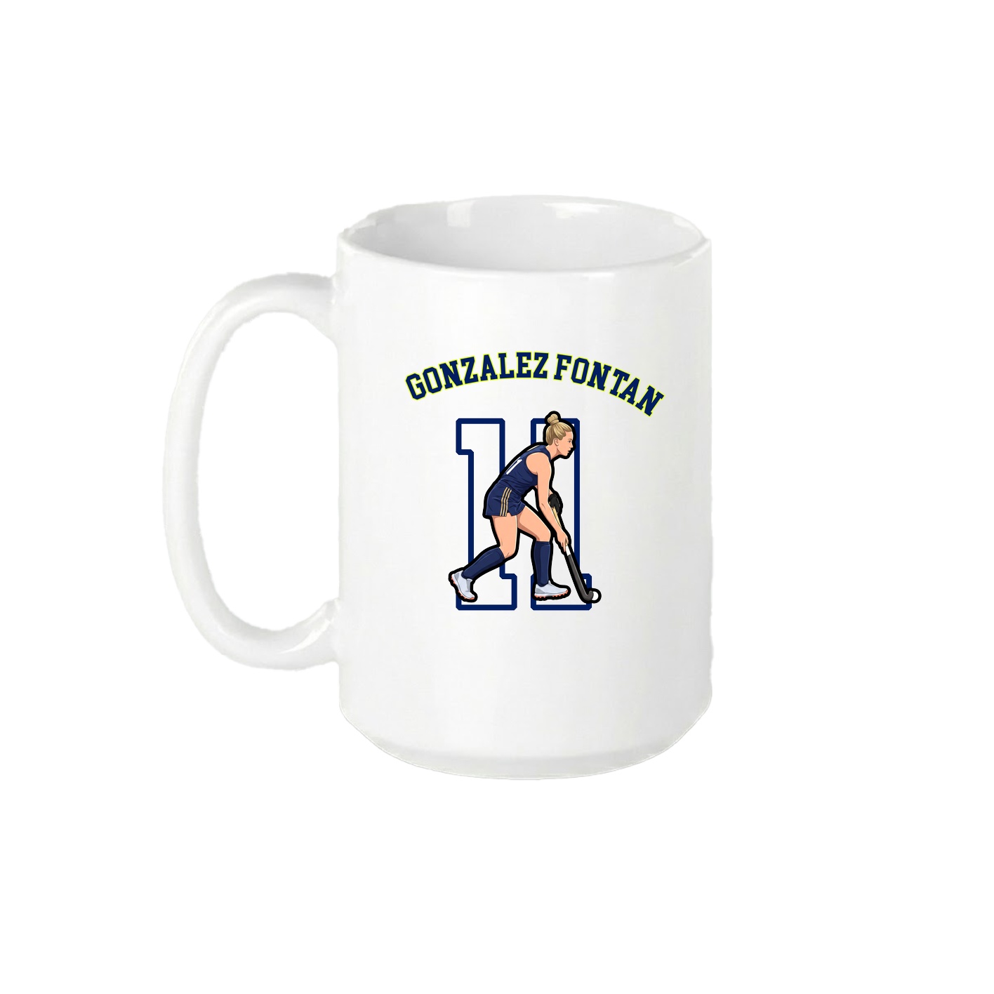 15oz Coffee Mug — Shirsey Arch in White