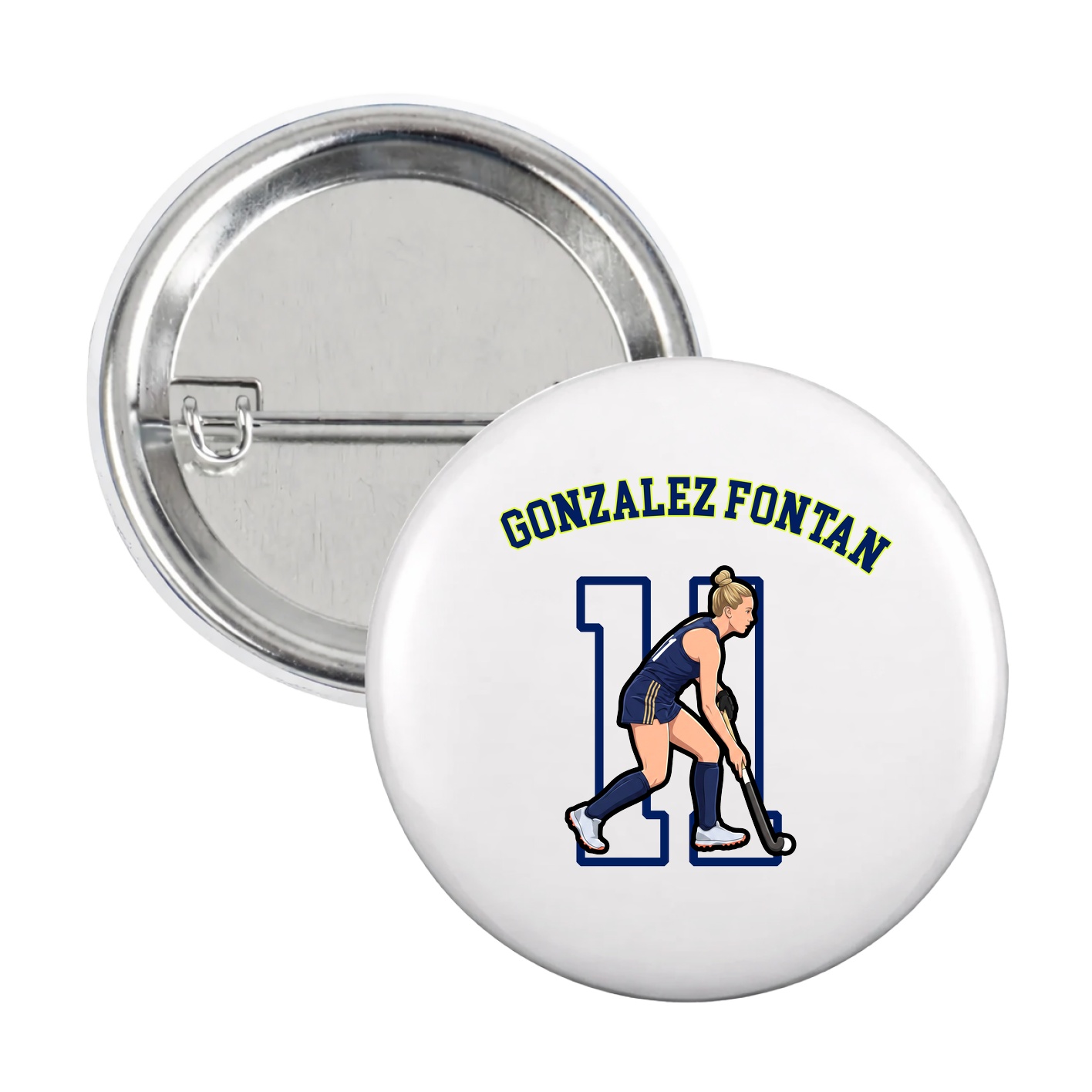Game Day Button — Shirsey Arch in White