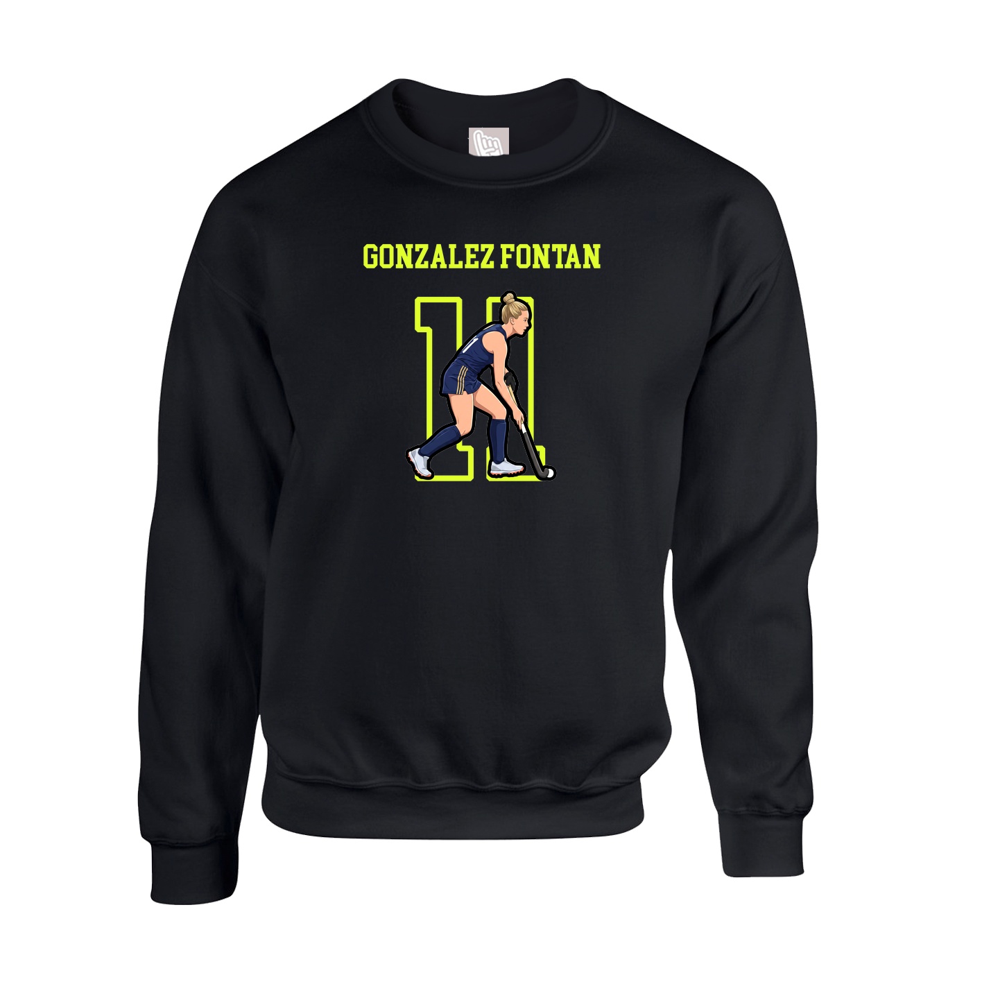 Fleece Crew — Shirsey in Black