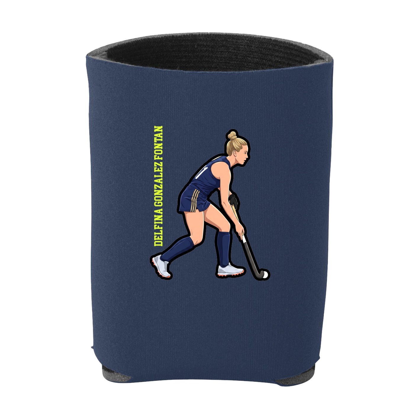 Can Holder — Name Vertical in Navy