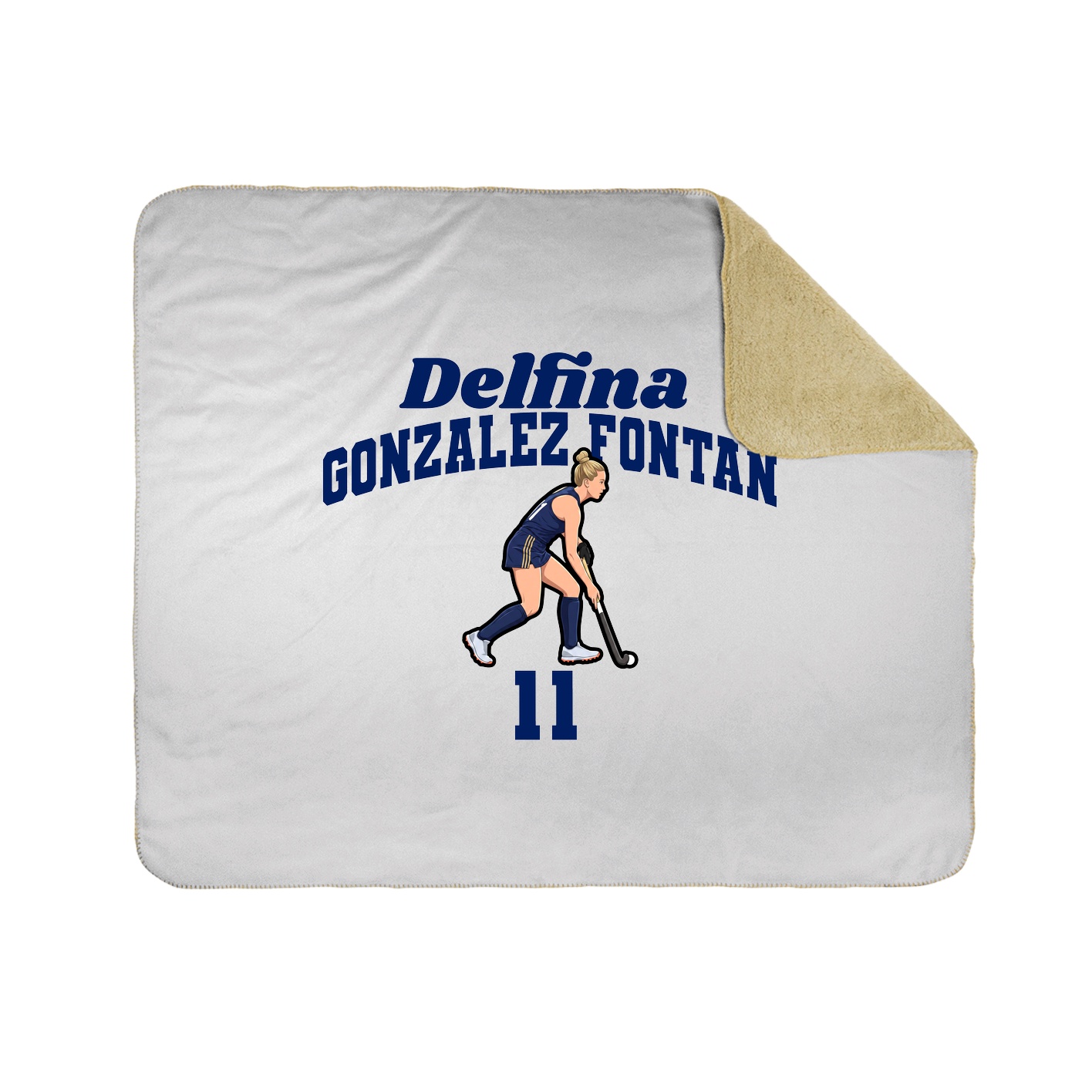 Throw Blanket — Signature Arch in White