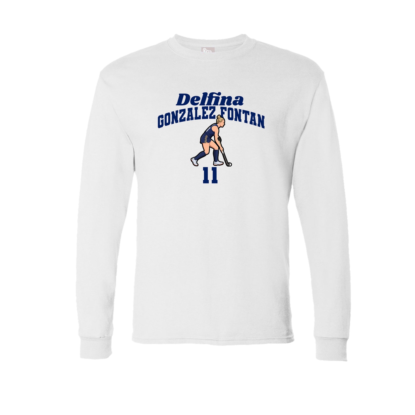 Long Sleeve Tee — Signature Arch in White