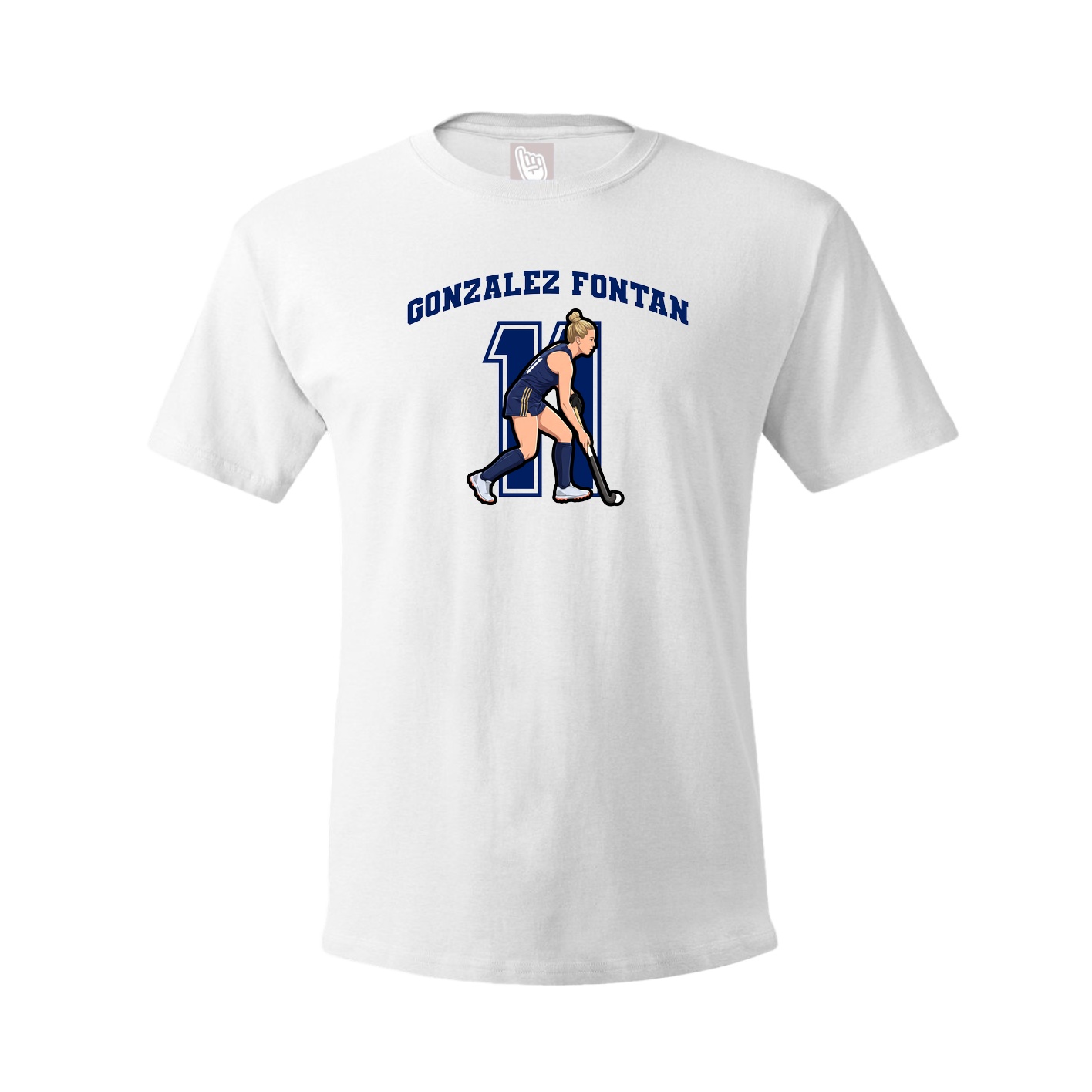 Tee — Number in White