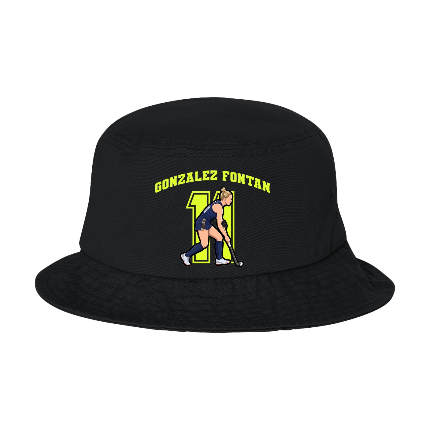 Bucket Cap — Number in Black