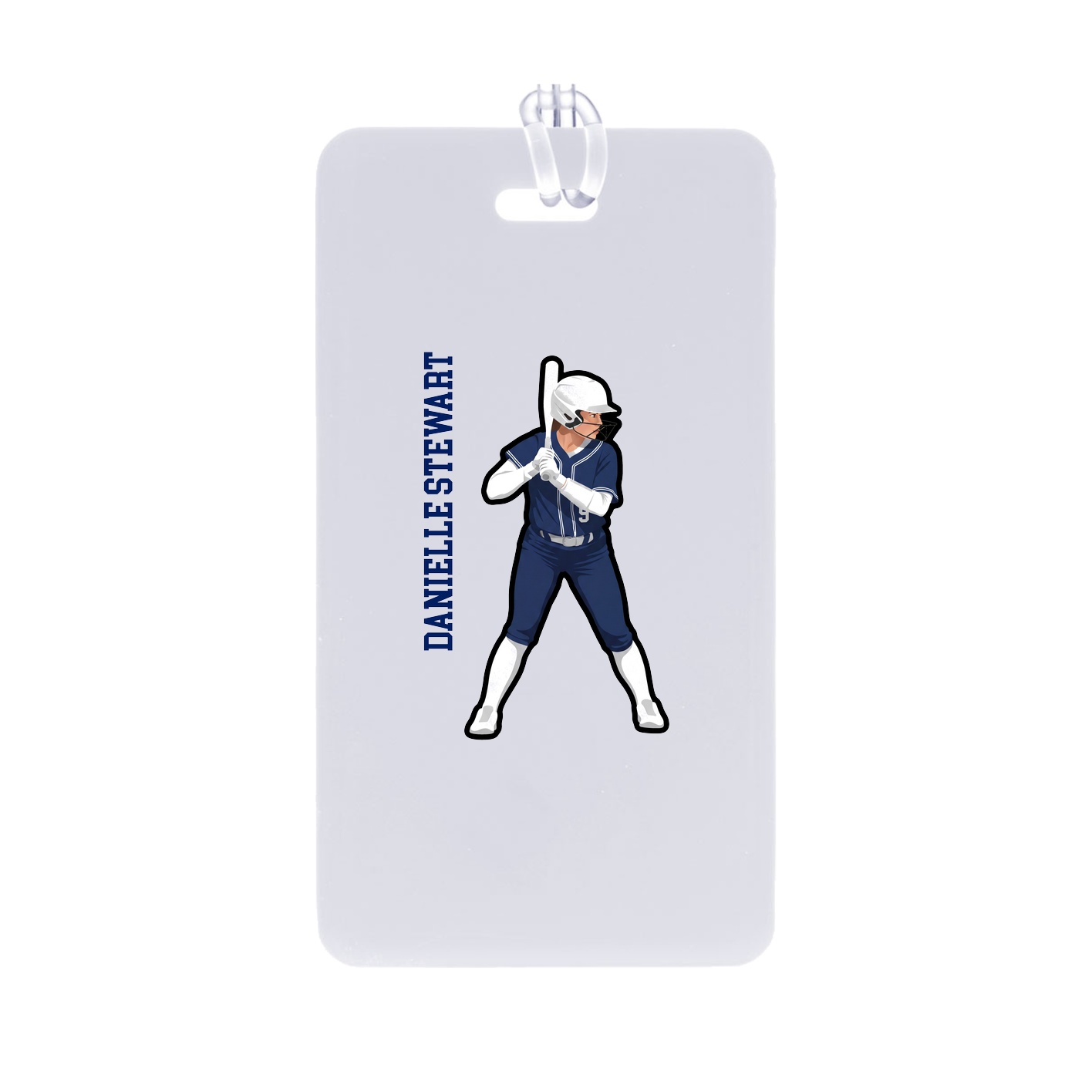 Bag Tag — Name Vertical in Classic