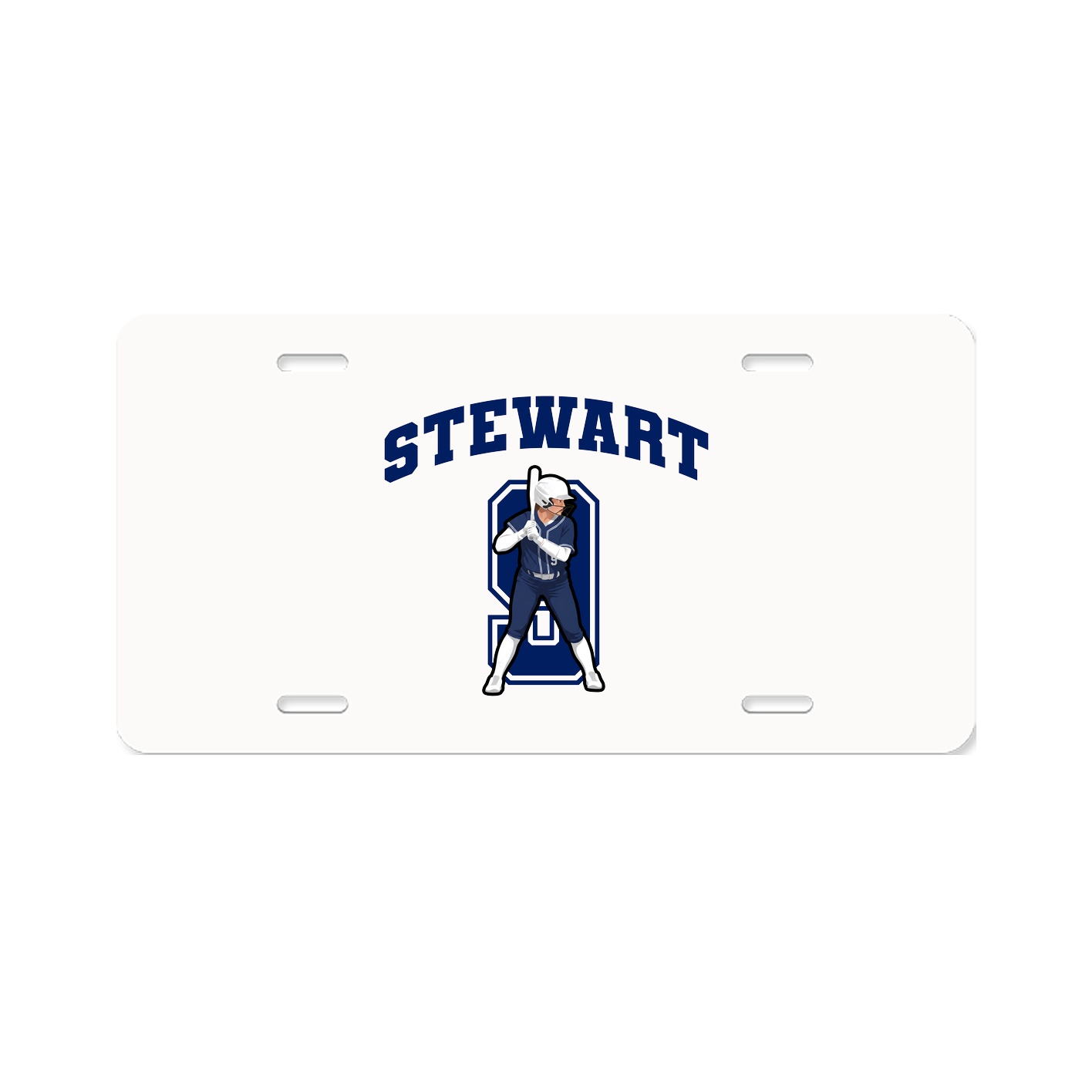 License Plate — Number in Classic