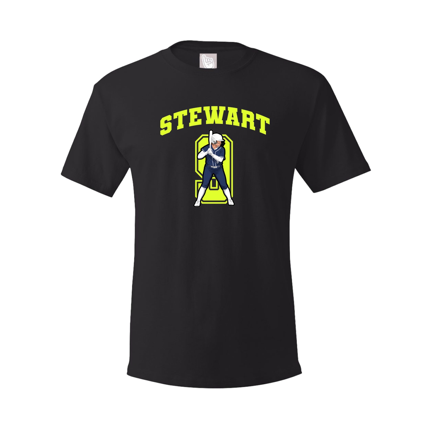 Youth Tee — Number in Black
