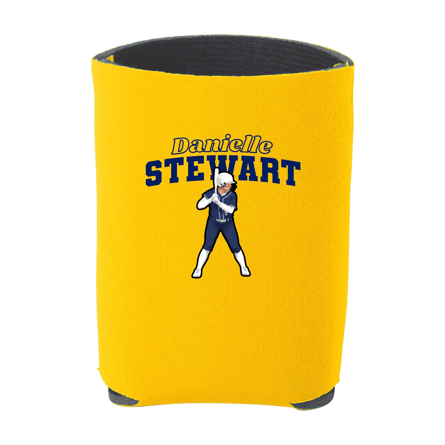 Can Holder — Name Arch in Yellow
