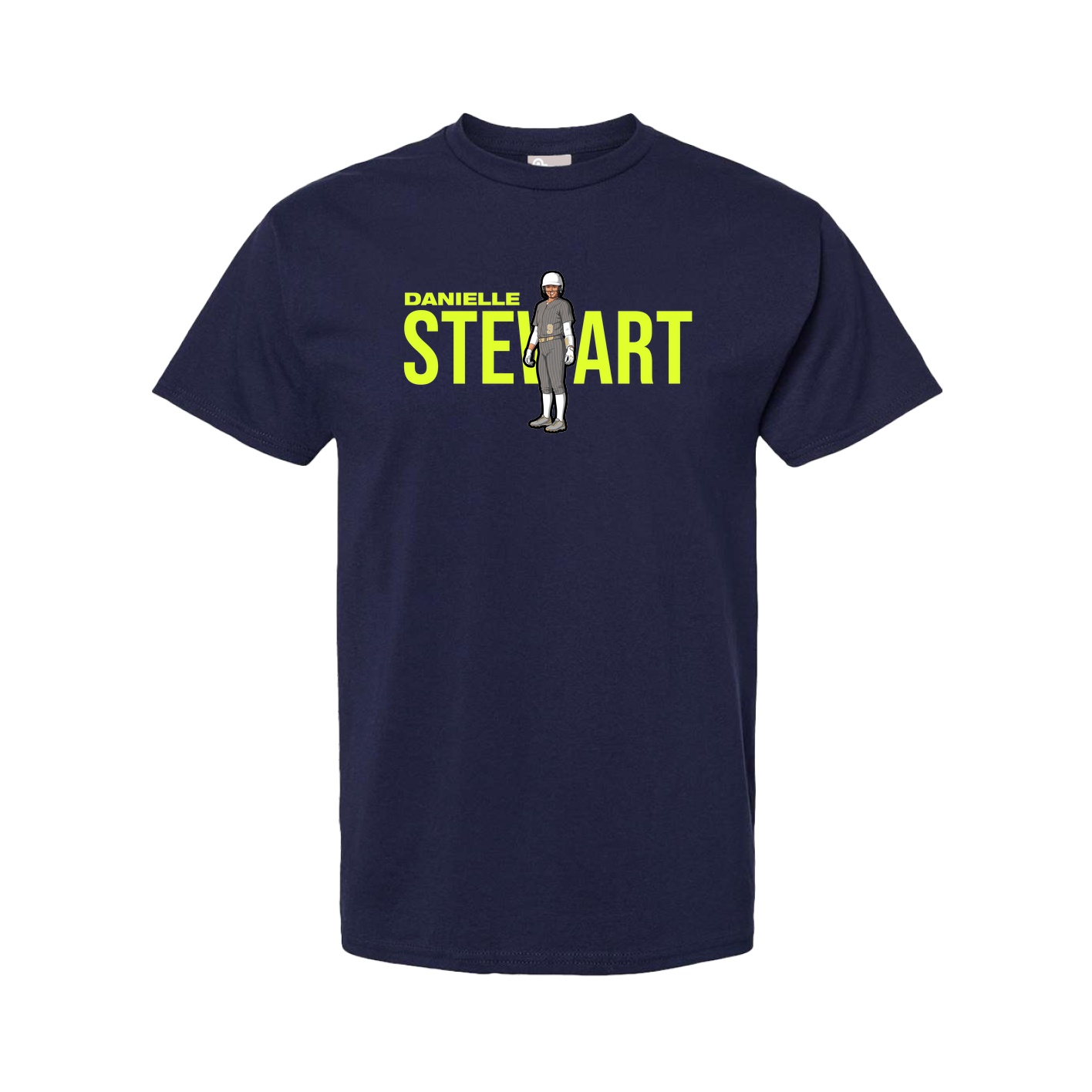 Tee — Player Name in Navy