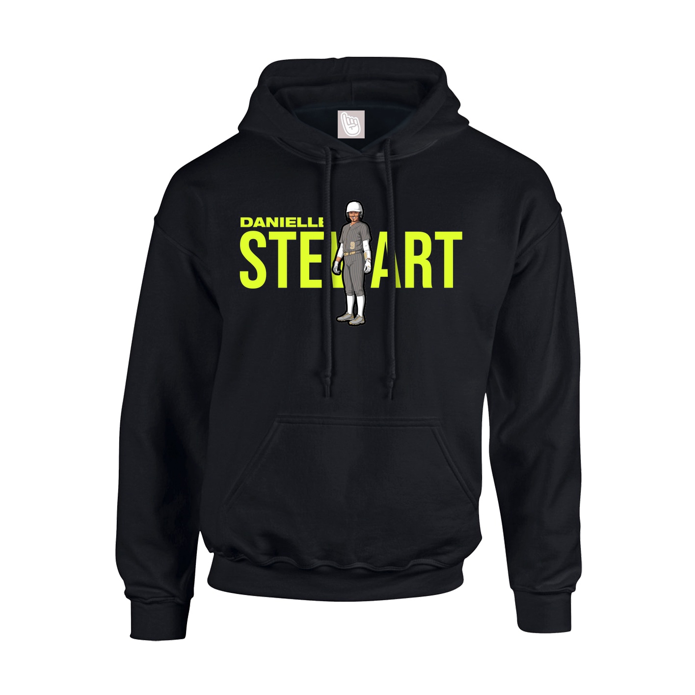 Hoodie — Player Name in Black