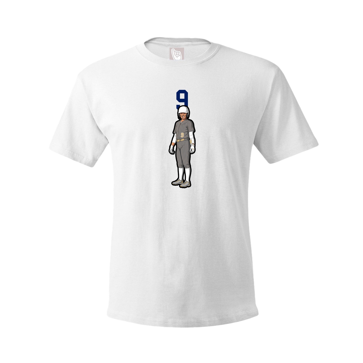 Tee — Number Top in White