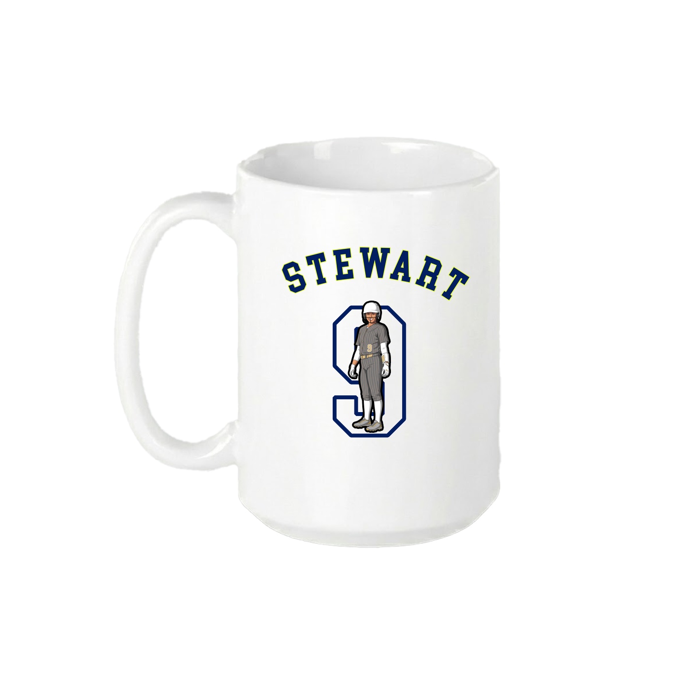 15oz Coffee Mug — Shirsey Arch in White