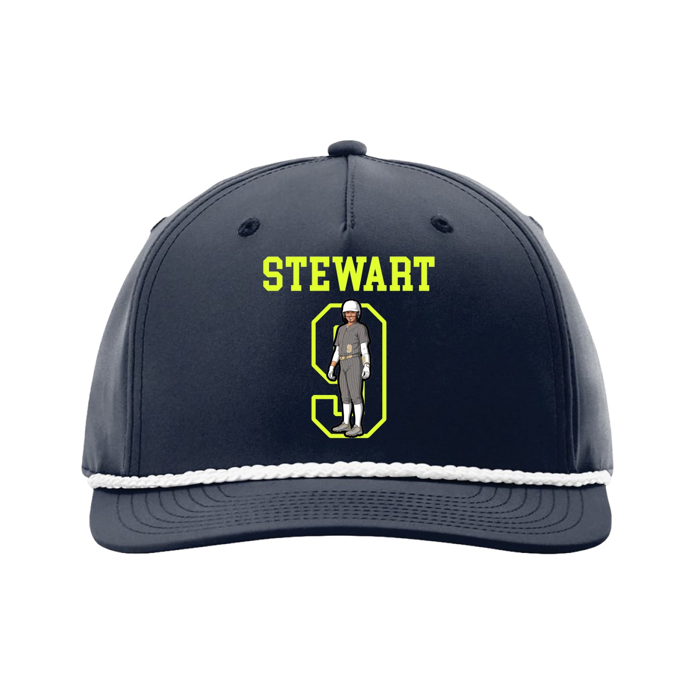Five-Panel Classic Rope Cap — Shirsey in Navy