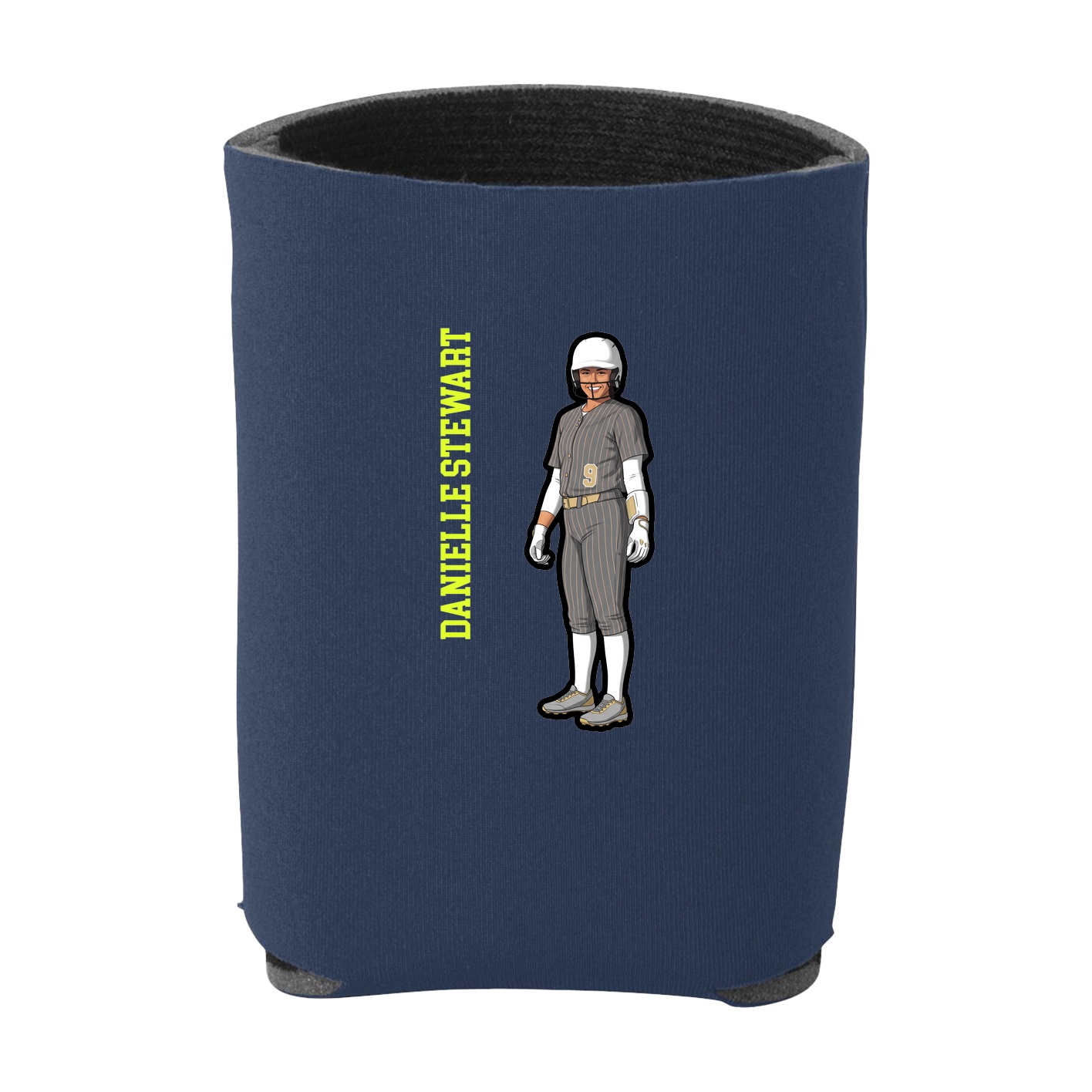 Can Holder — Name Vertical in Navy