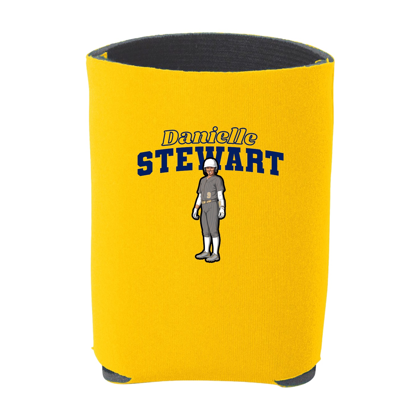 Can Holder — Name Arch in Yellow