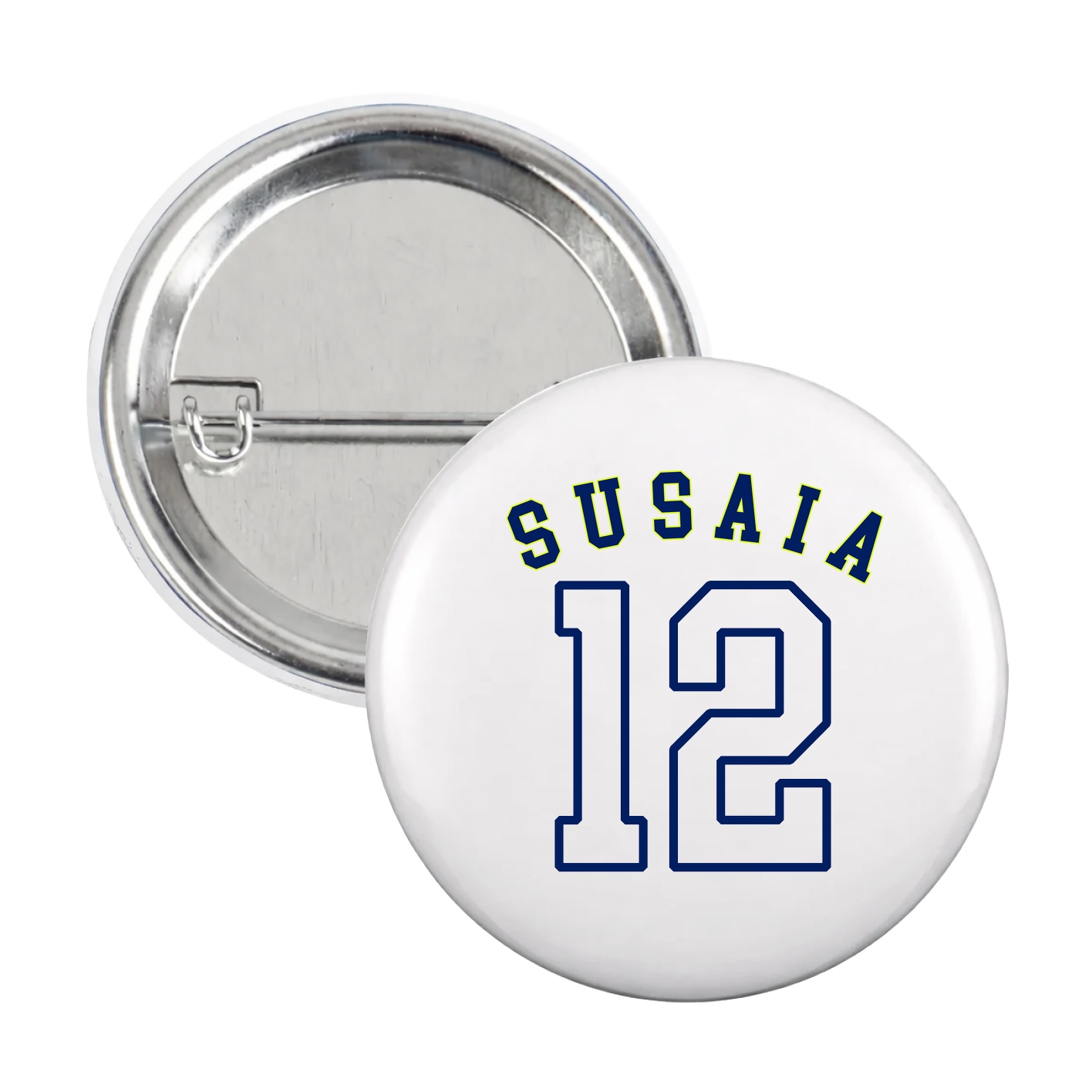 Game Day Button — Shirsey Arch in White