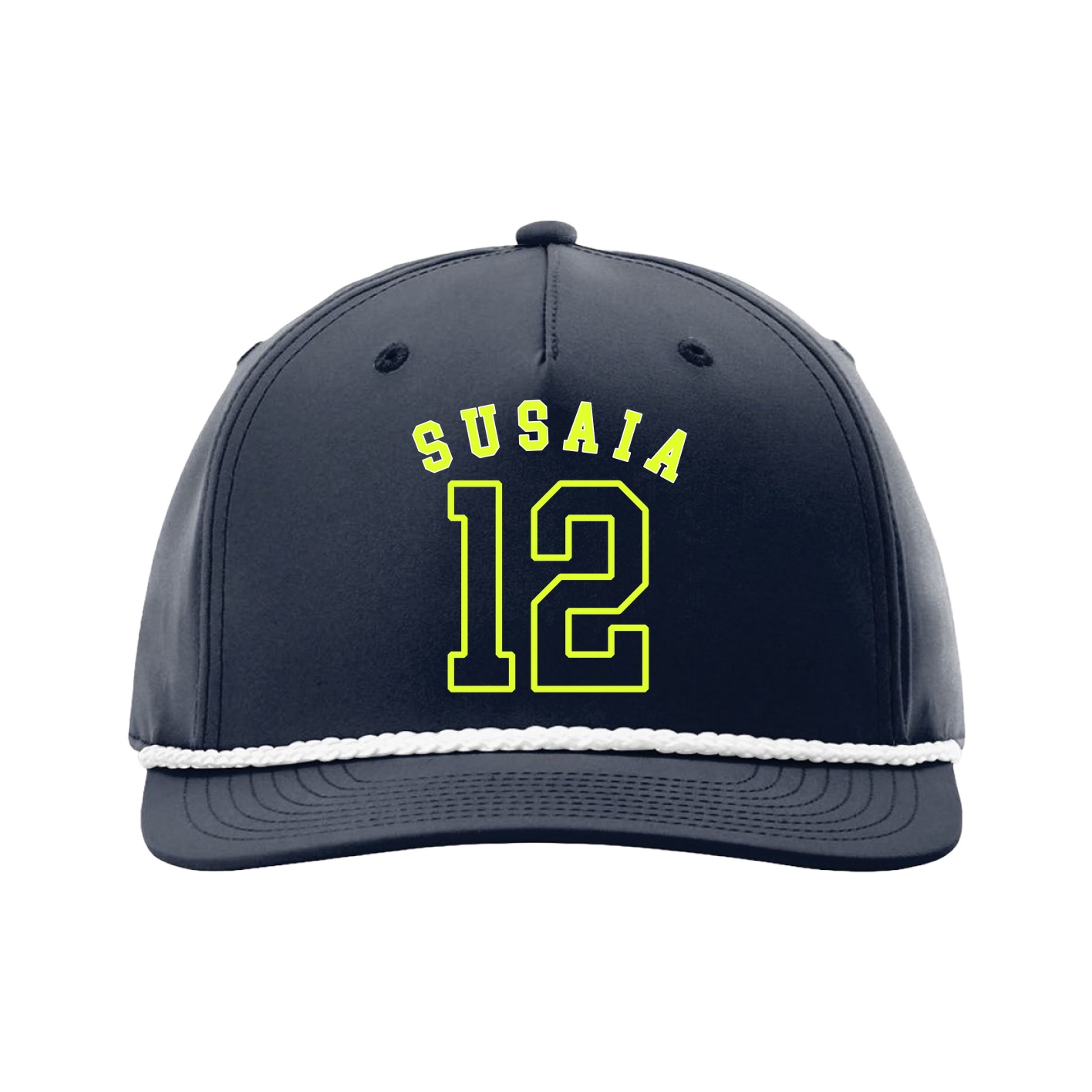 Five-Panel Classic Rope Cap — Shirsey Arch in Navy