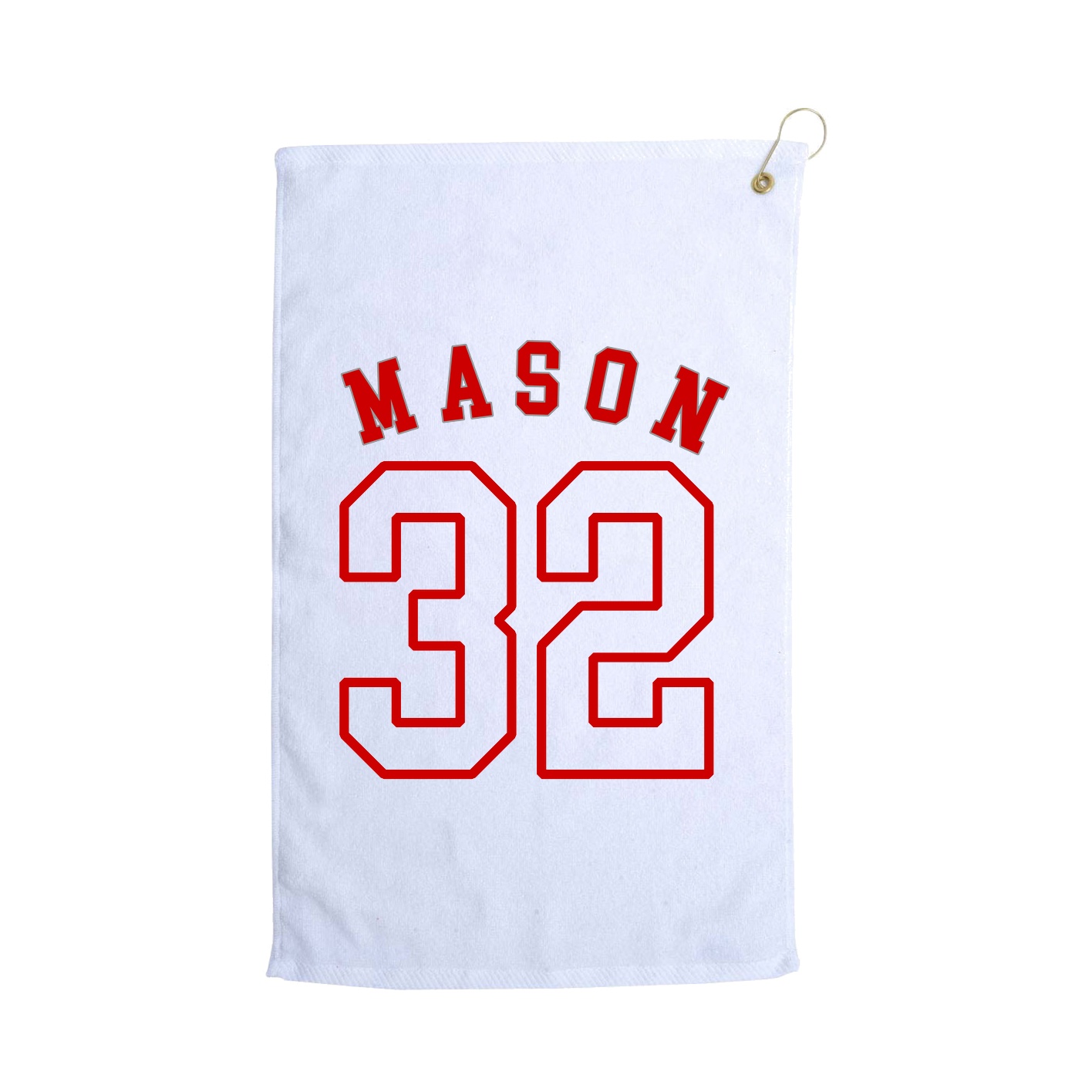 Golf Towel — Shirsey Arch in White