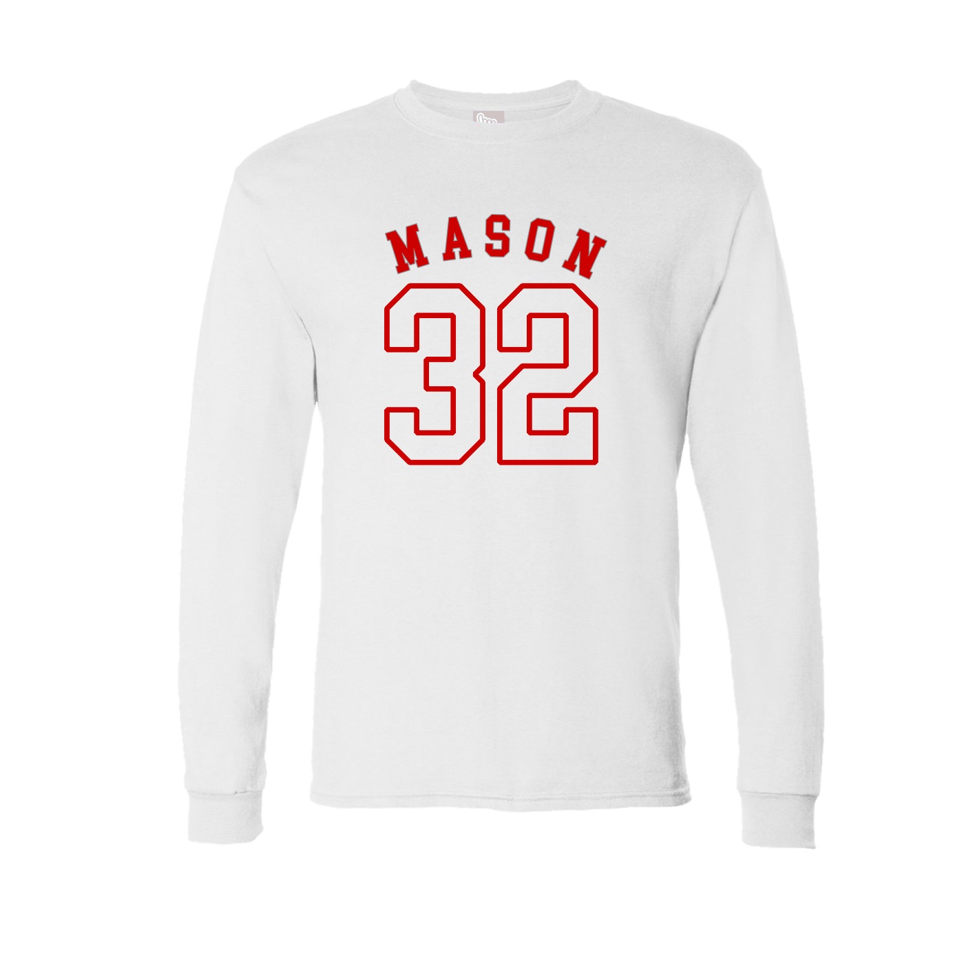 Long Sleeve Tee — Shirsey Arch in White