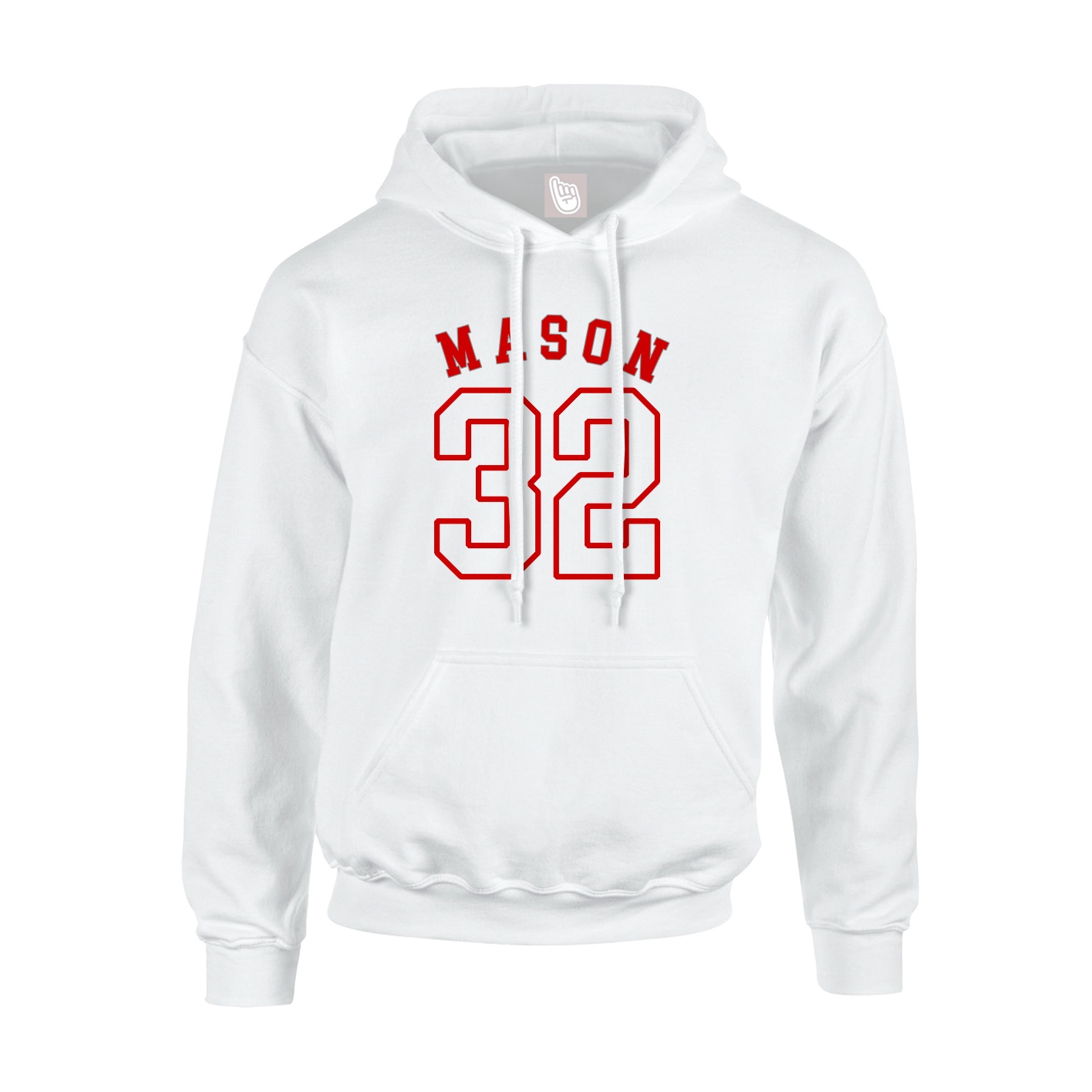 Hoodie — Shirsey Arch in White