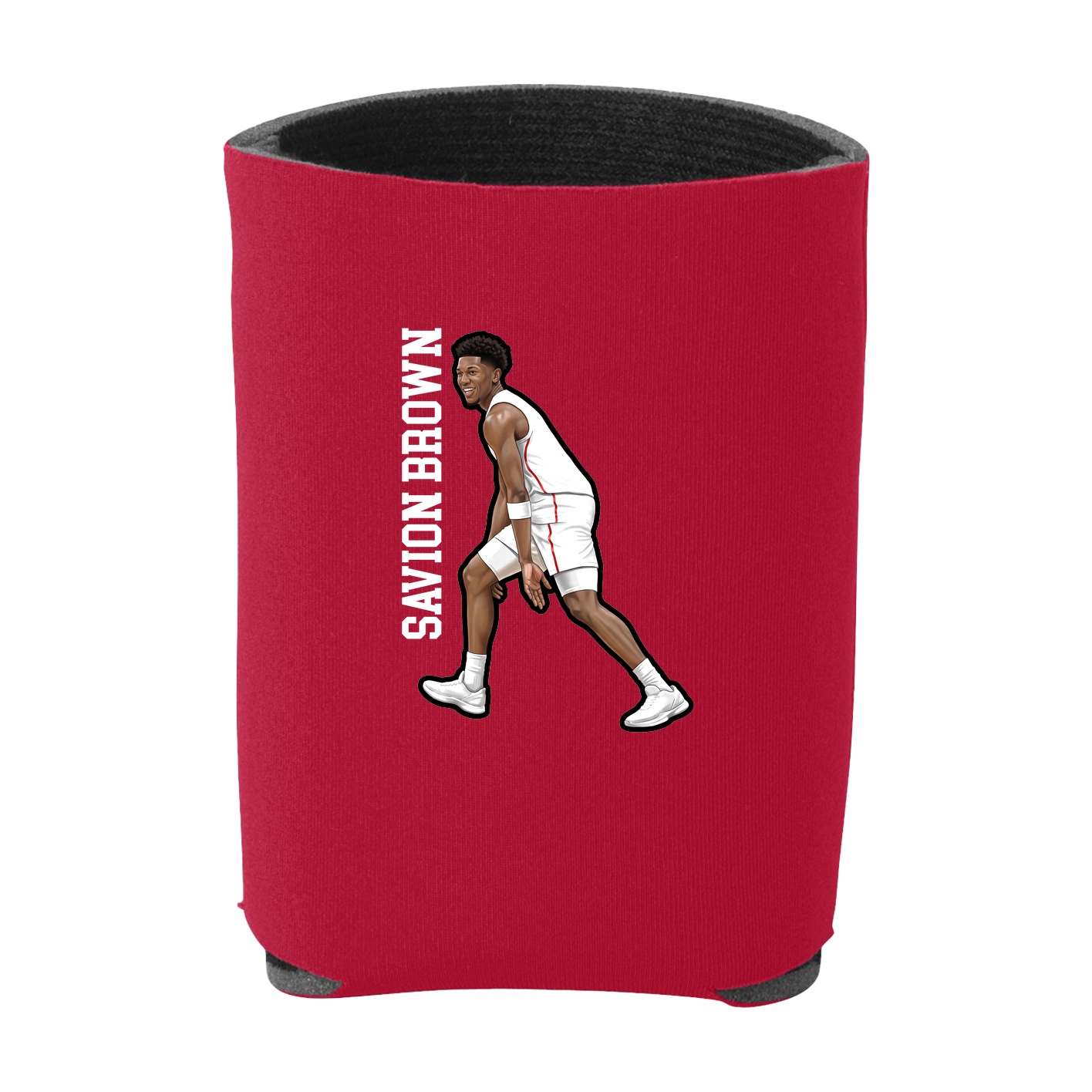Can Holder — Name Vertical in Red