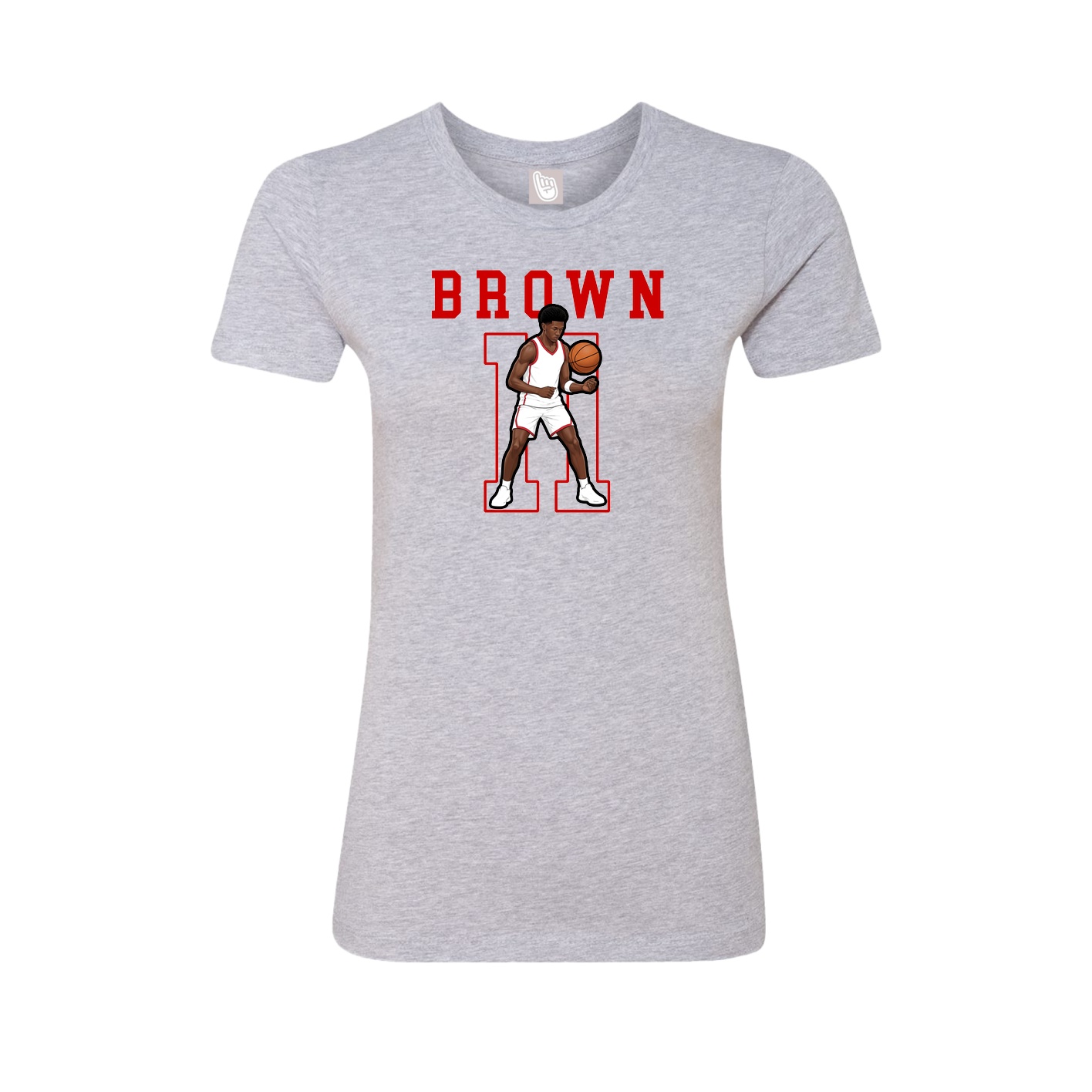 Fitted Women's Tee — Shirsey in Grey