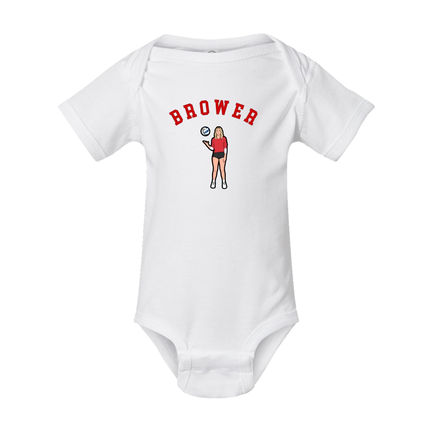 Baby Onesie — Shirsey Arch in White