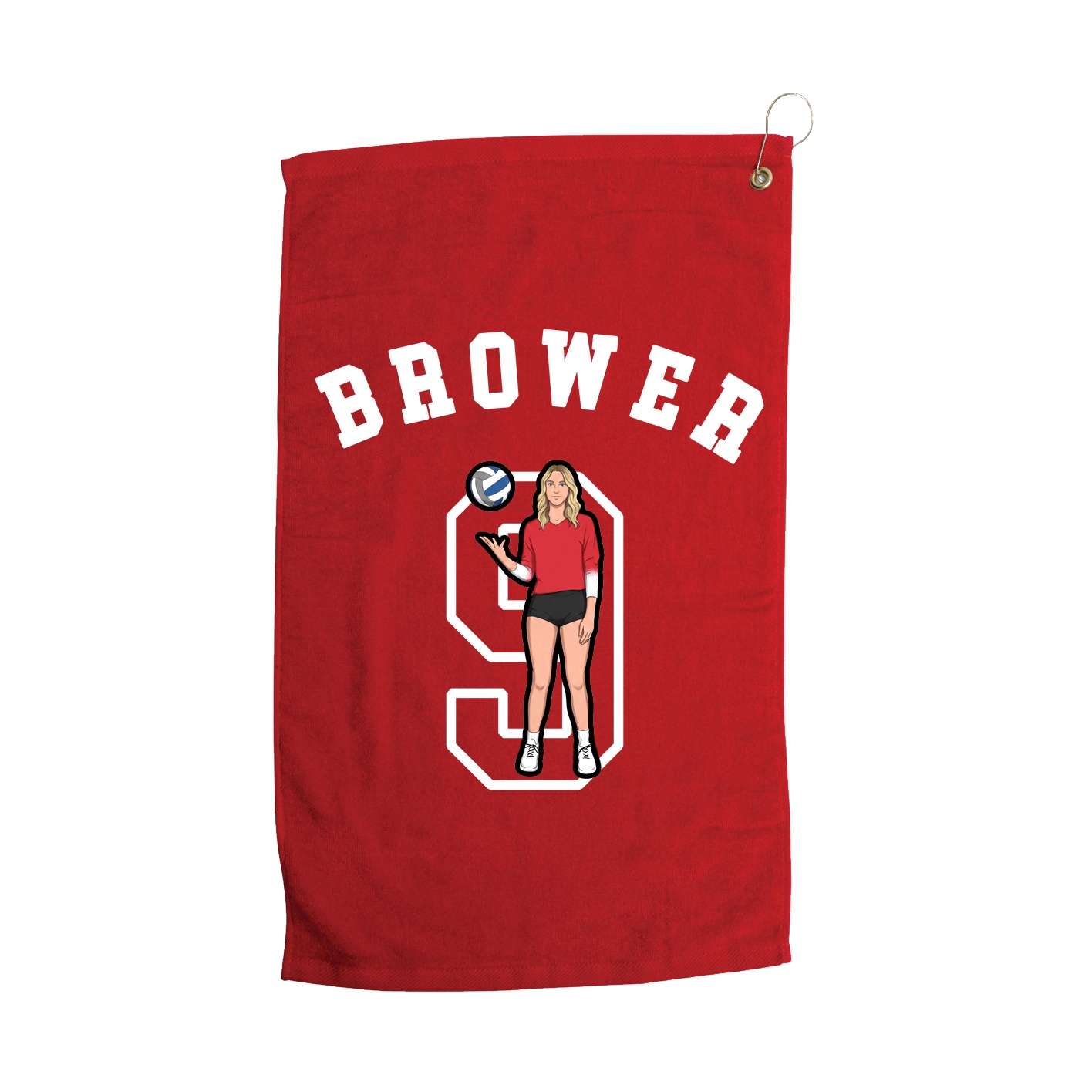 Golf Towel — Shirsey Arch in Red