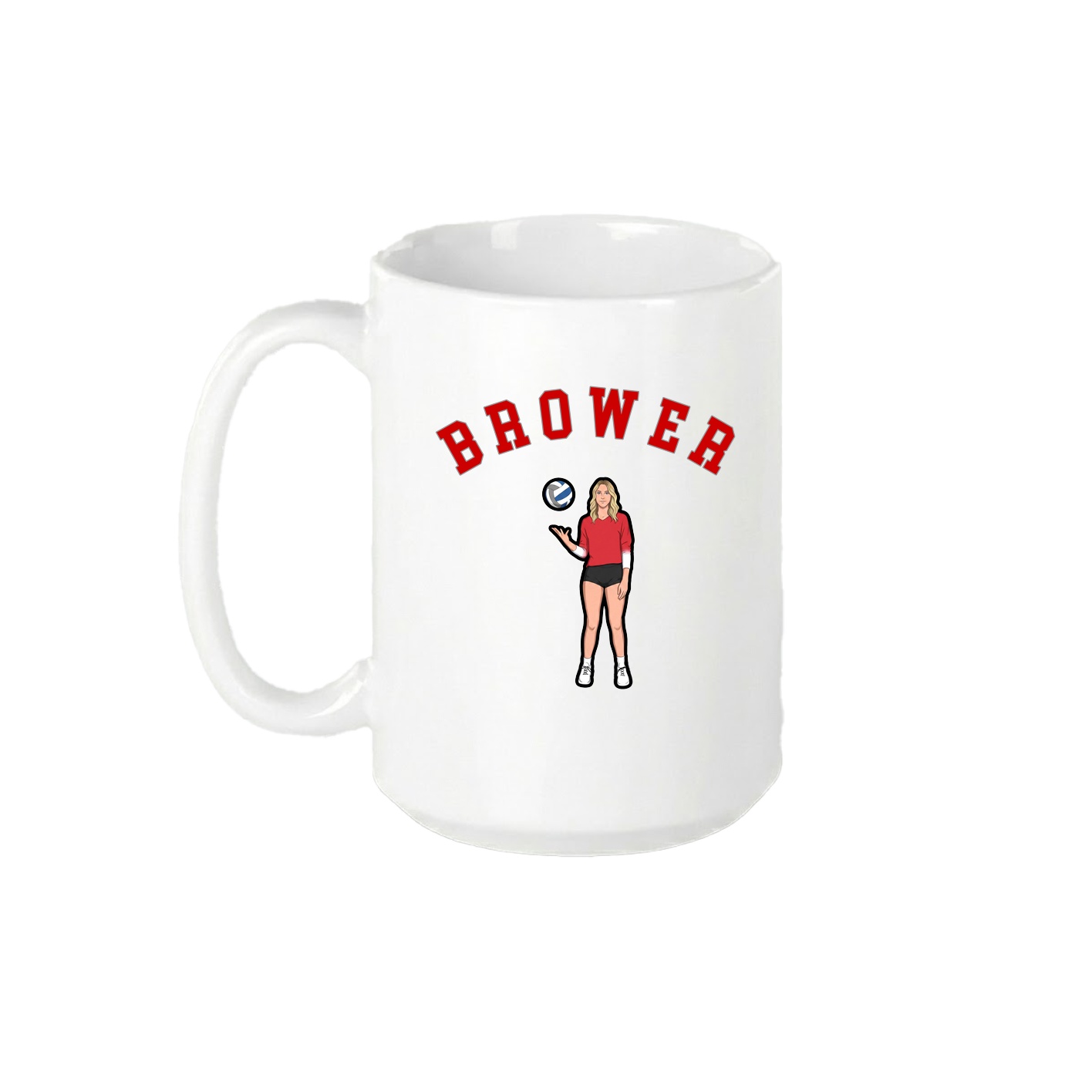 15oz Coffee Mug — Shirsey Arch in White