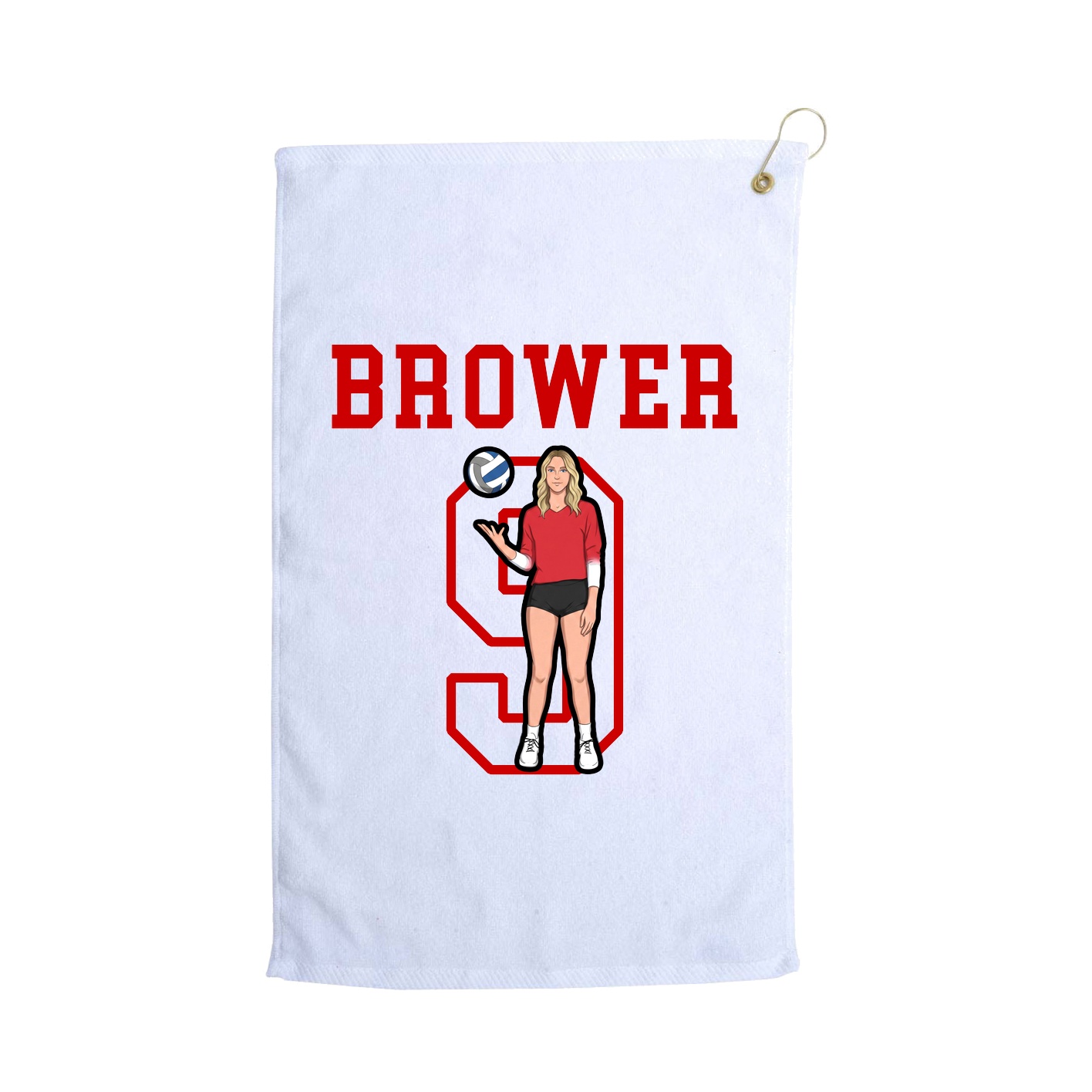 Golf Towel — Shirsey in White