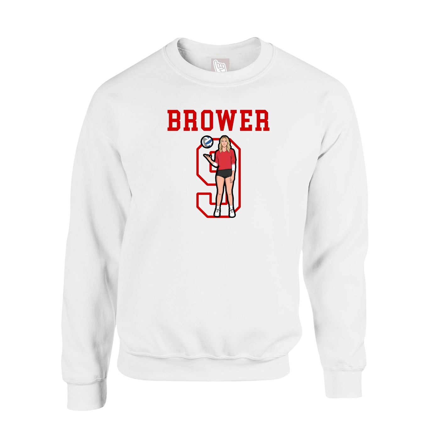 Fleece Crew — Shirsey in White