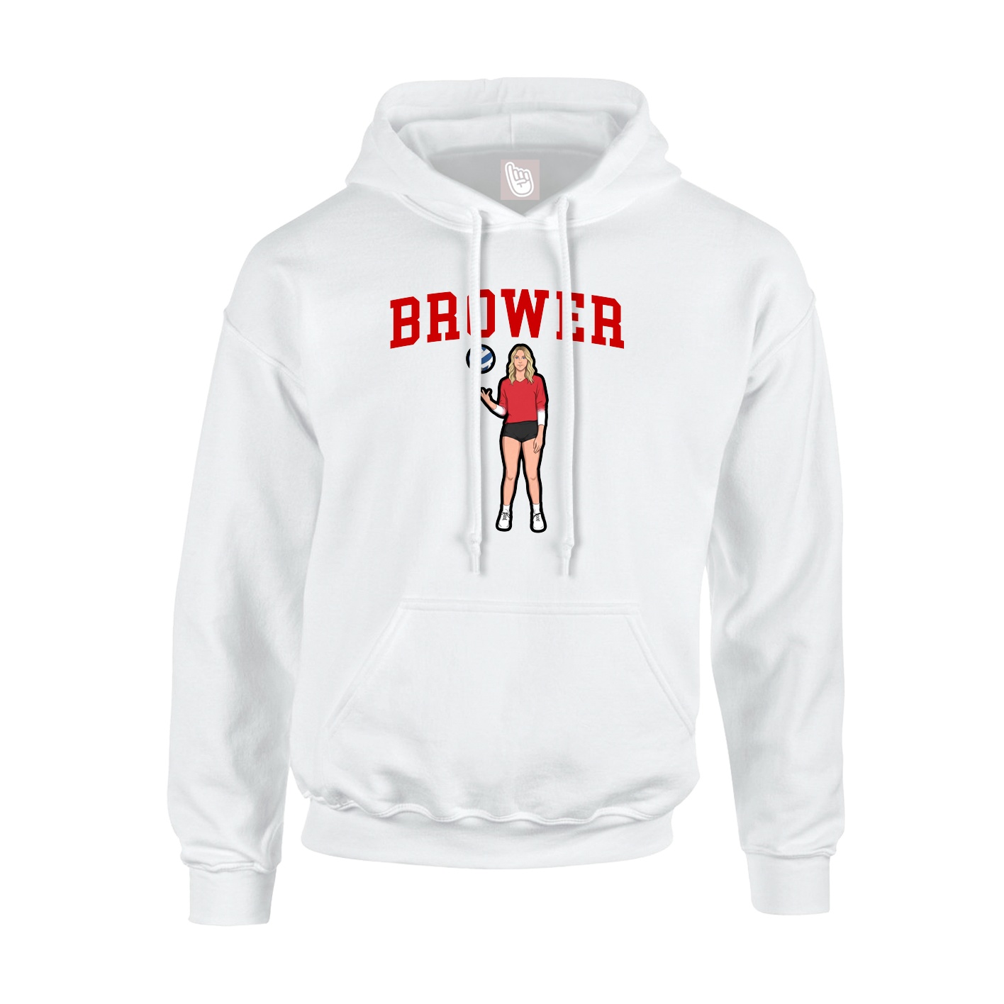 Youth Hoodie — Shirsey in White