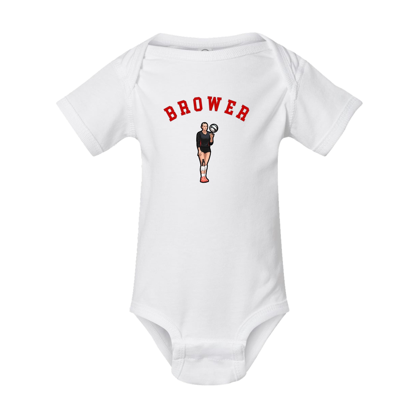Baby Onesie — Shirsey Arch in White