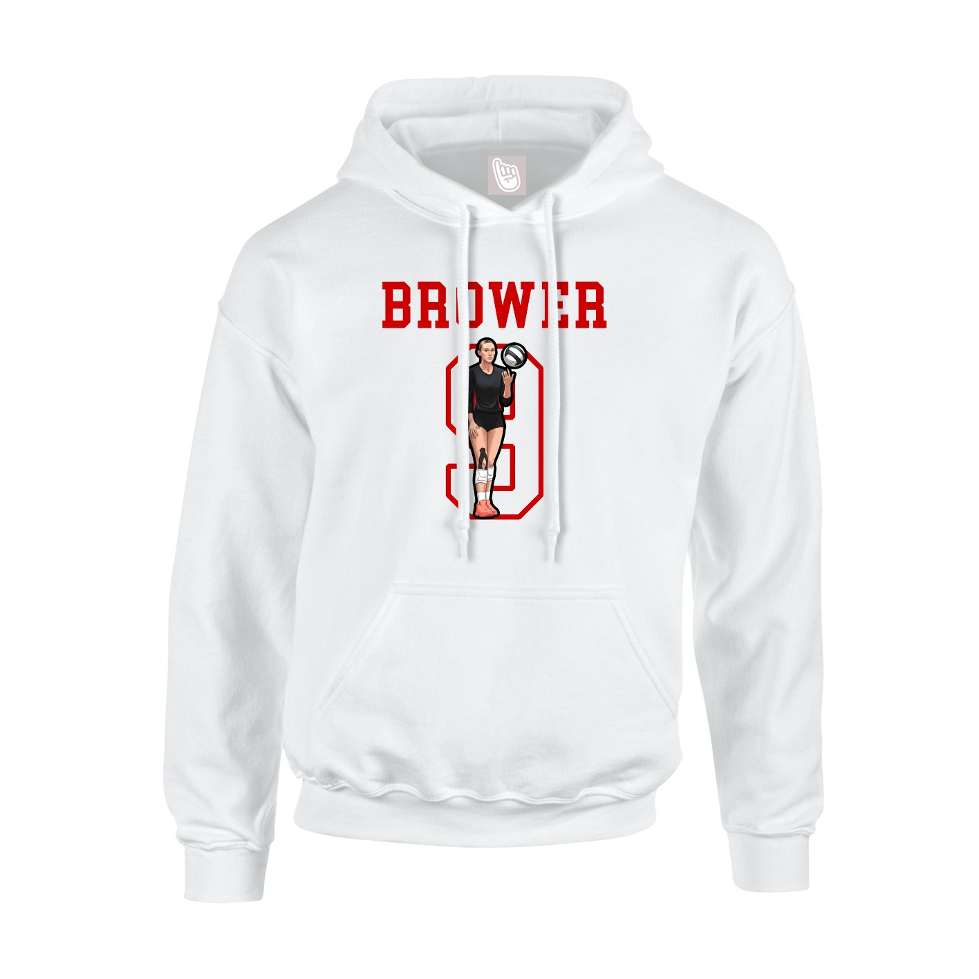 Hoodie — Shirsey in White